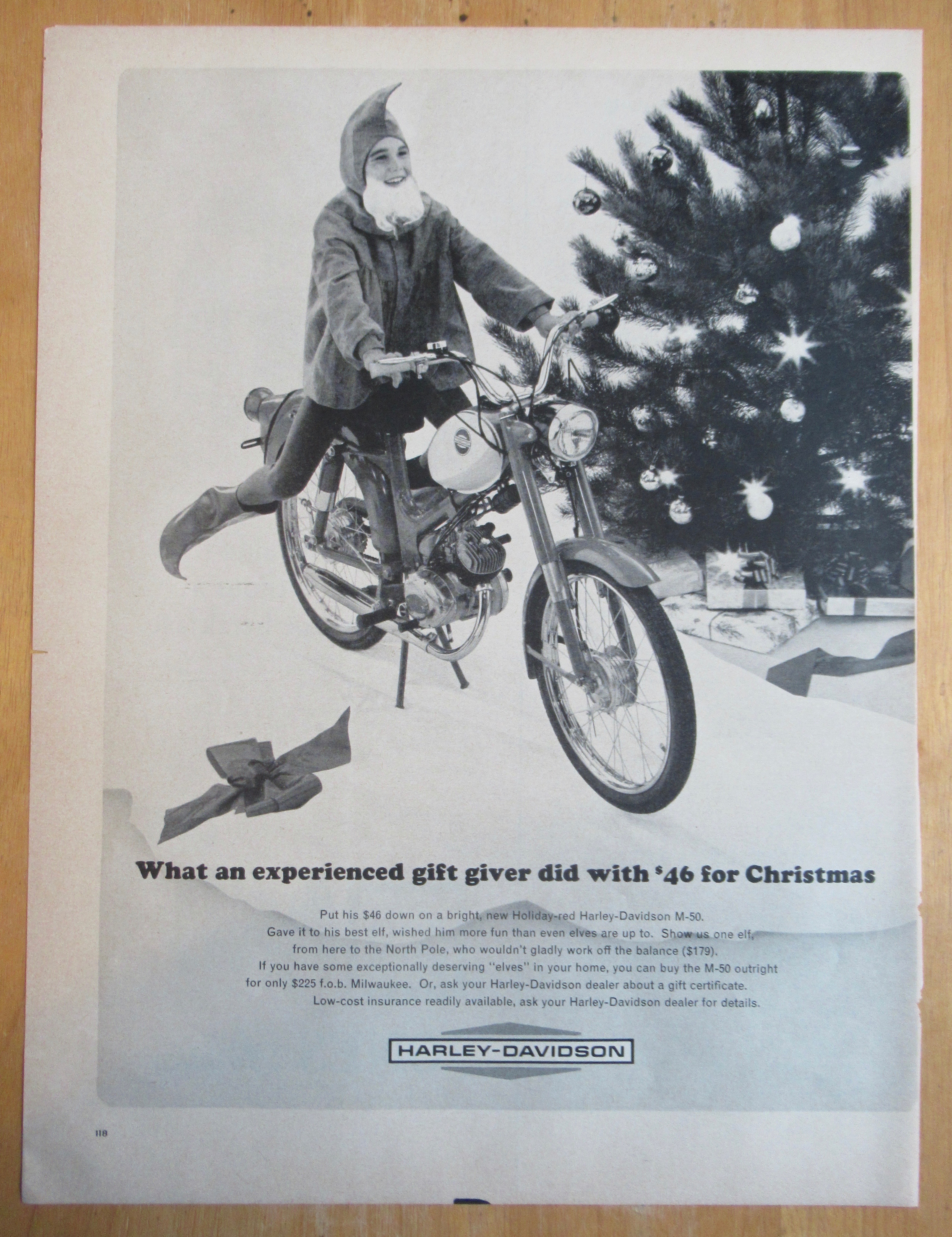 1964 Harley-Davidson w/Holiday Red Harley Davidson M-50