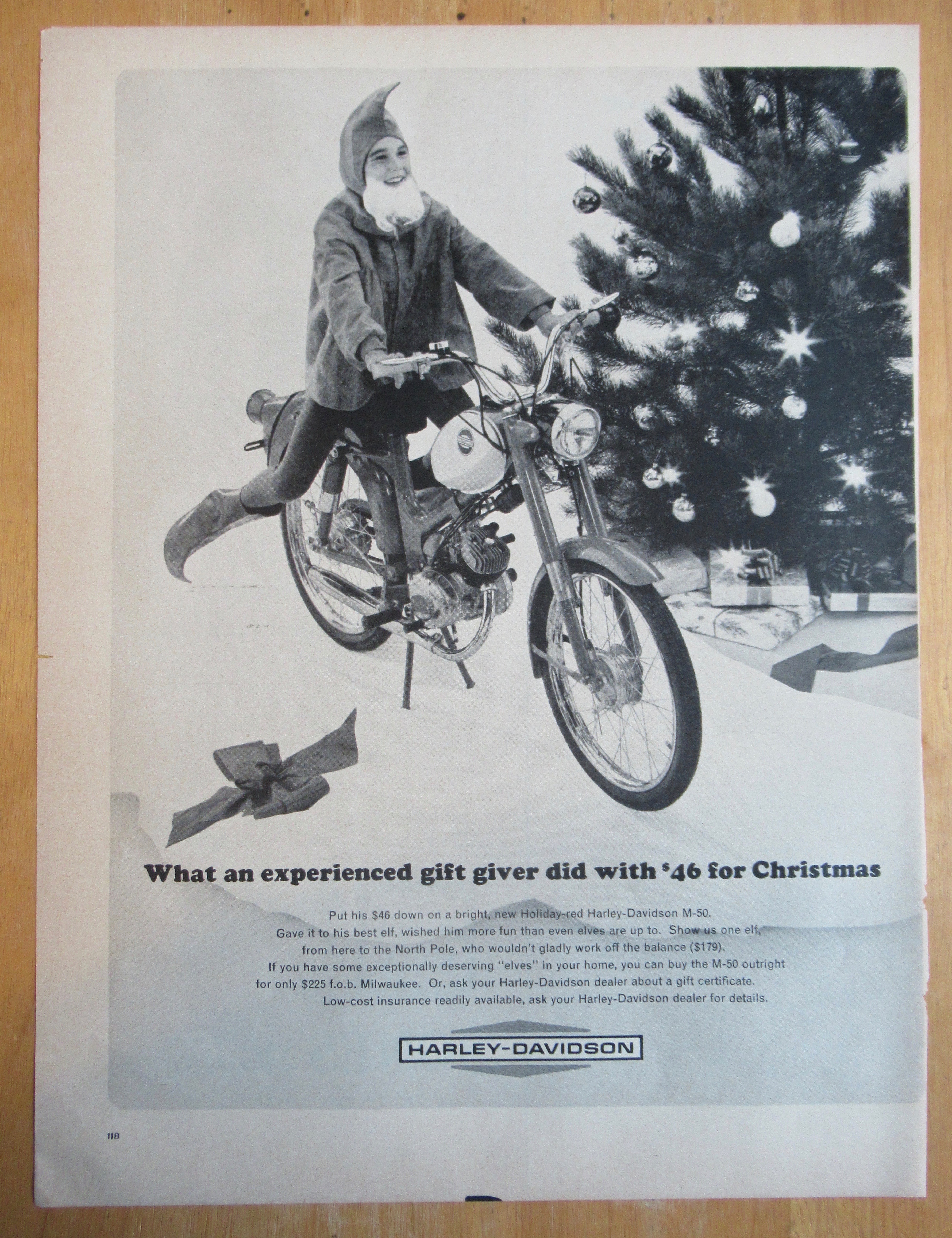 1964 Harley-Davidson w/Holiday Red Harley Davidson M-50