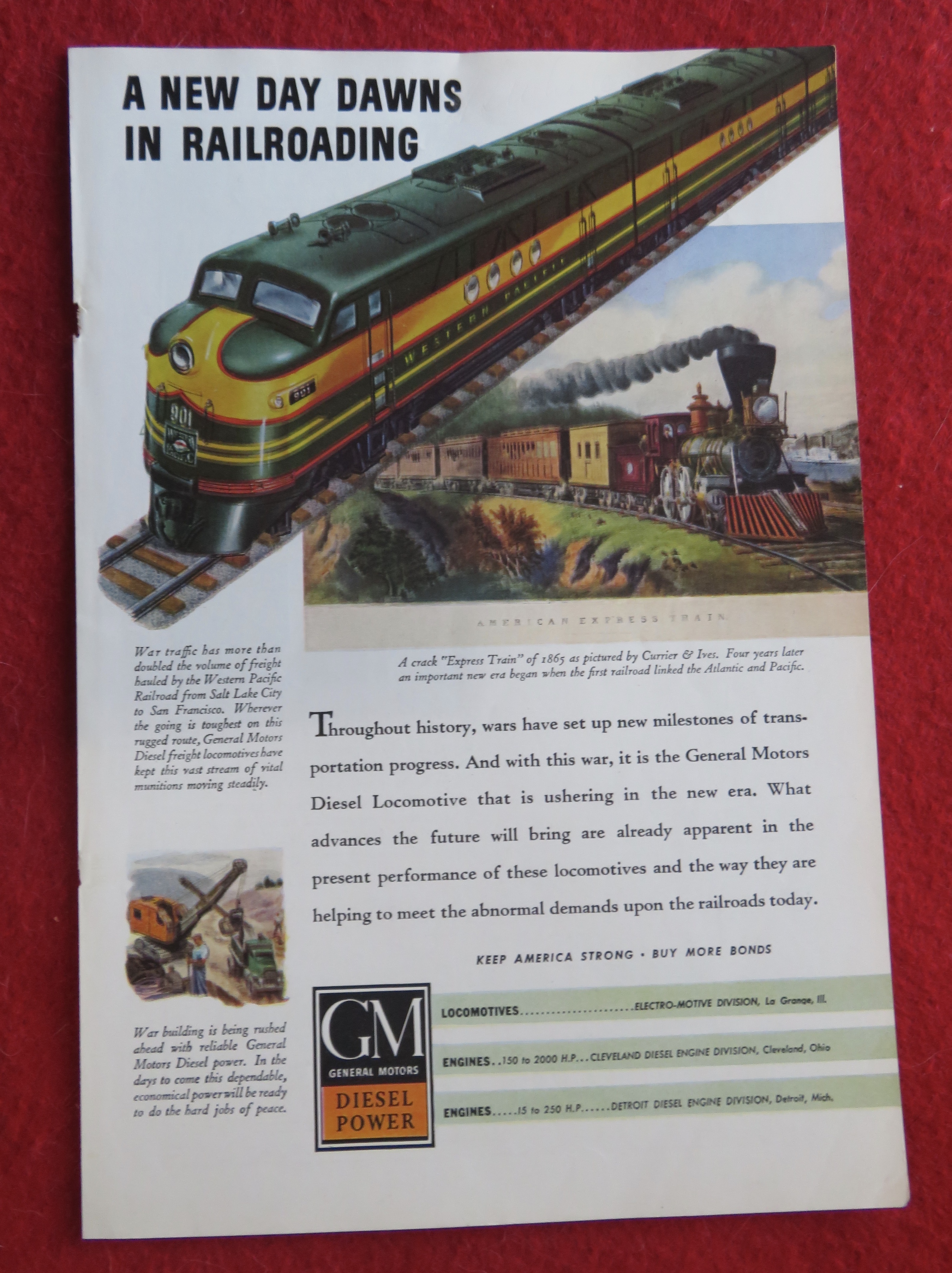 1944 General Motors Diesel Power with Railroading