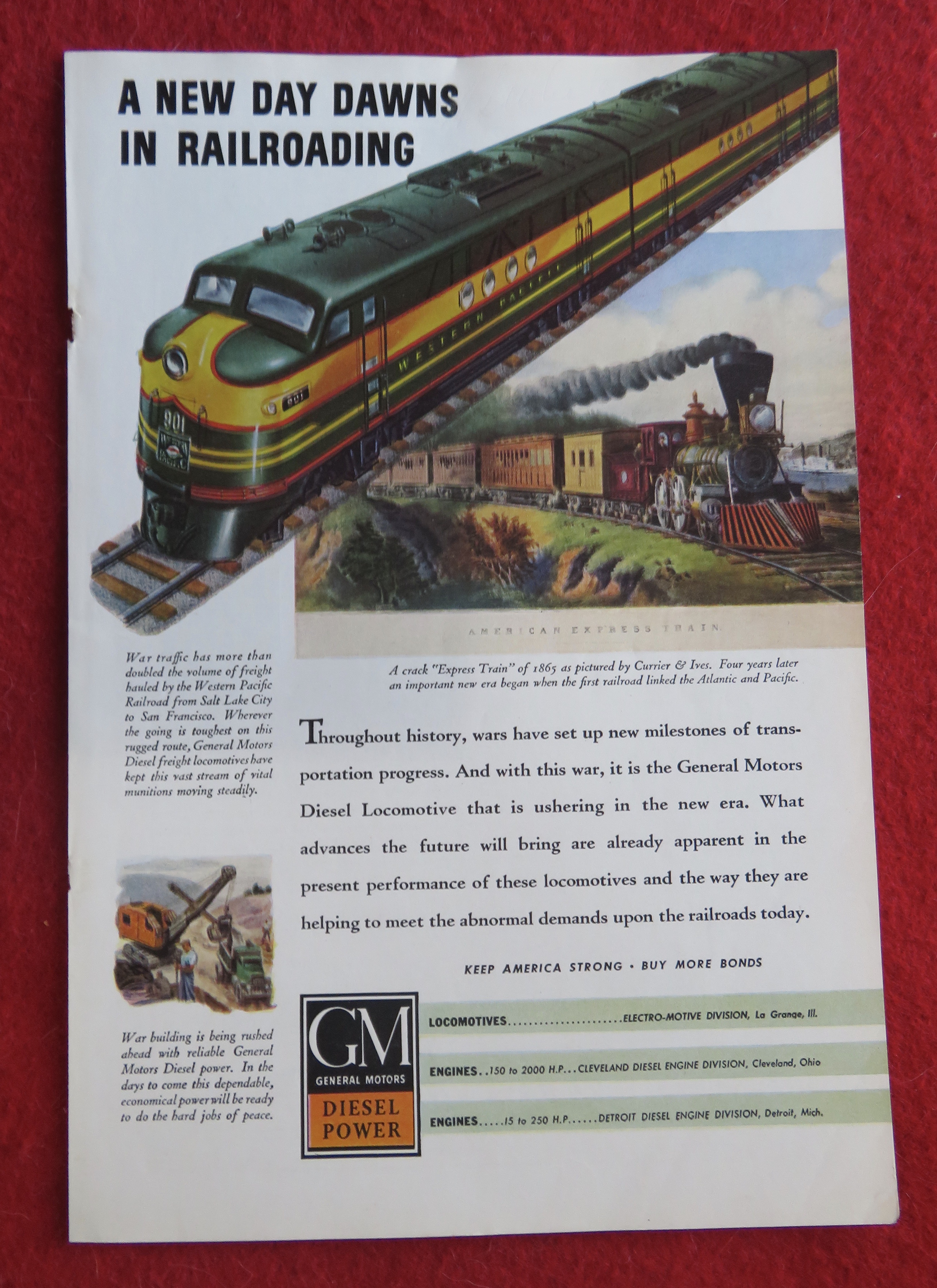 1944 General Motors Diesel Power with Railroading