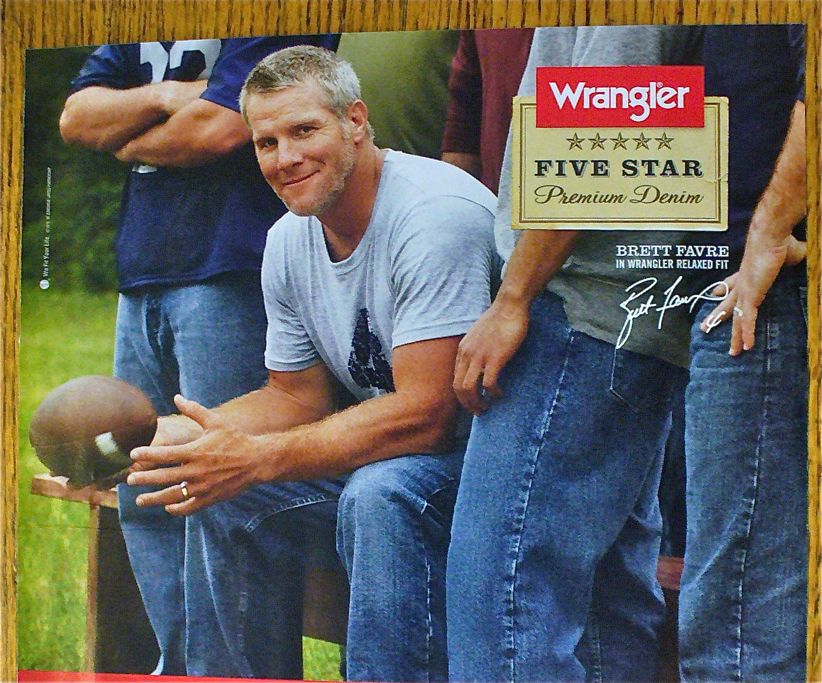 2010 Wrangler Jeans with Football's Brett Favre