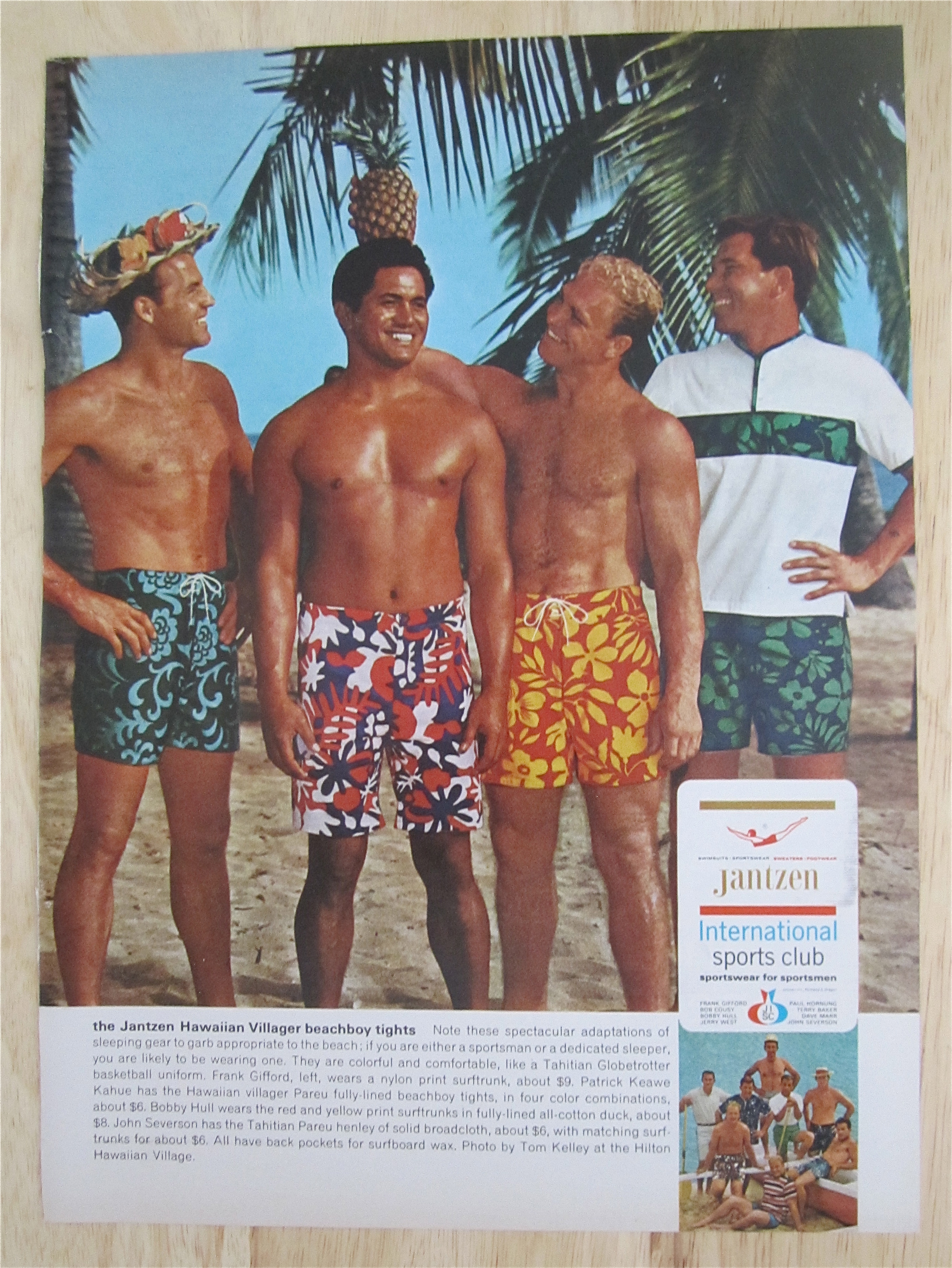 1966 Jantzen Hawaiian Tights with Gifford, Hull & More