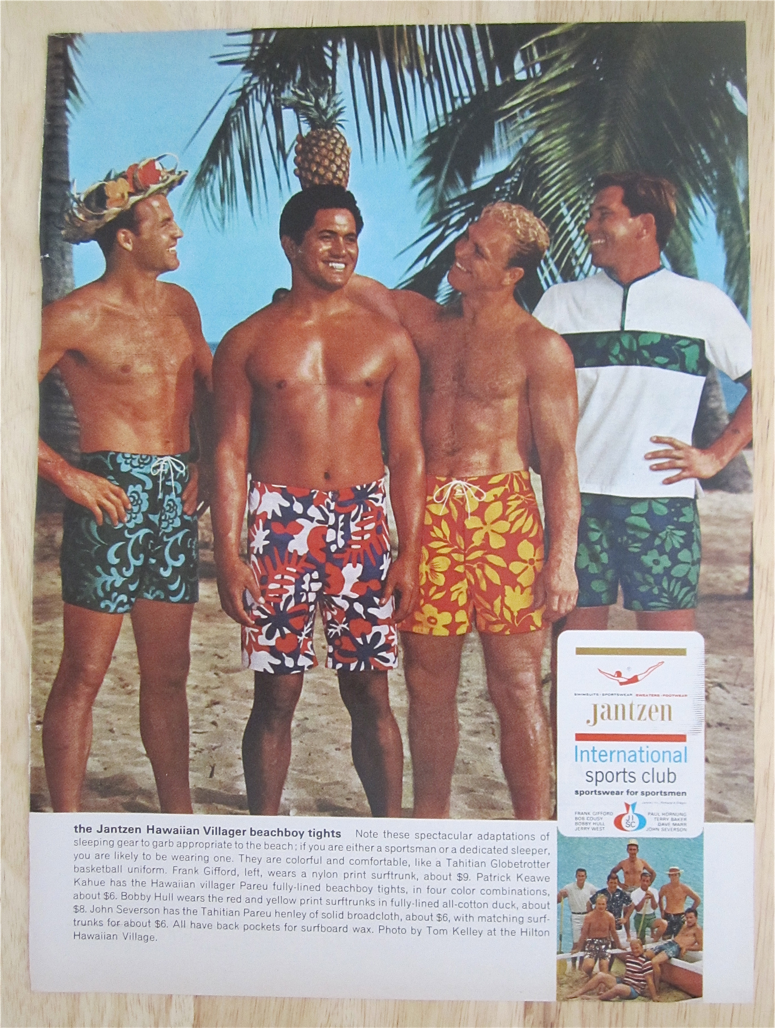 1966 Jantzen Hawaiian Tights with Gifford, Hull & More