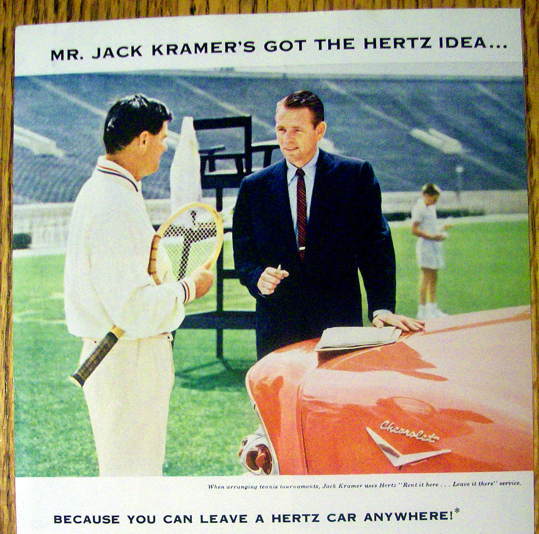 1958 Hertz Rent a Car with Jack Kramer