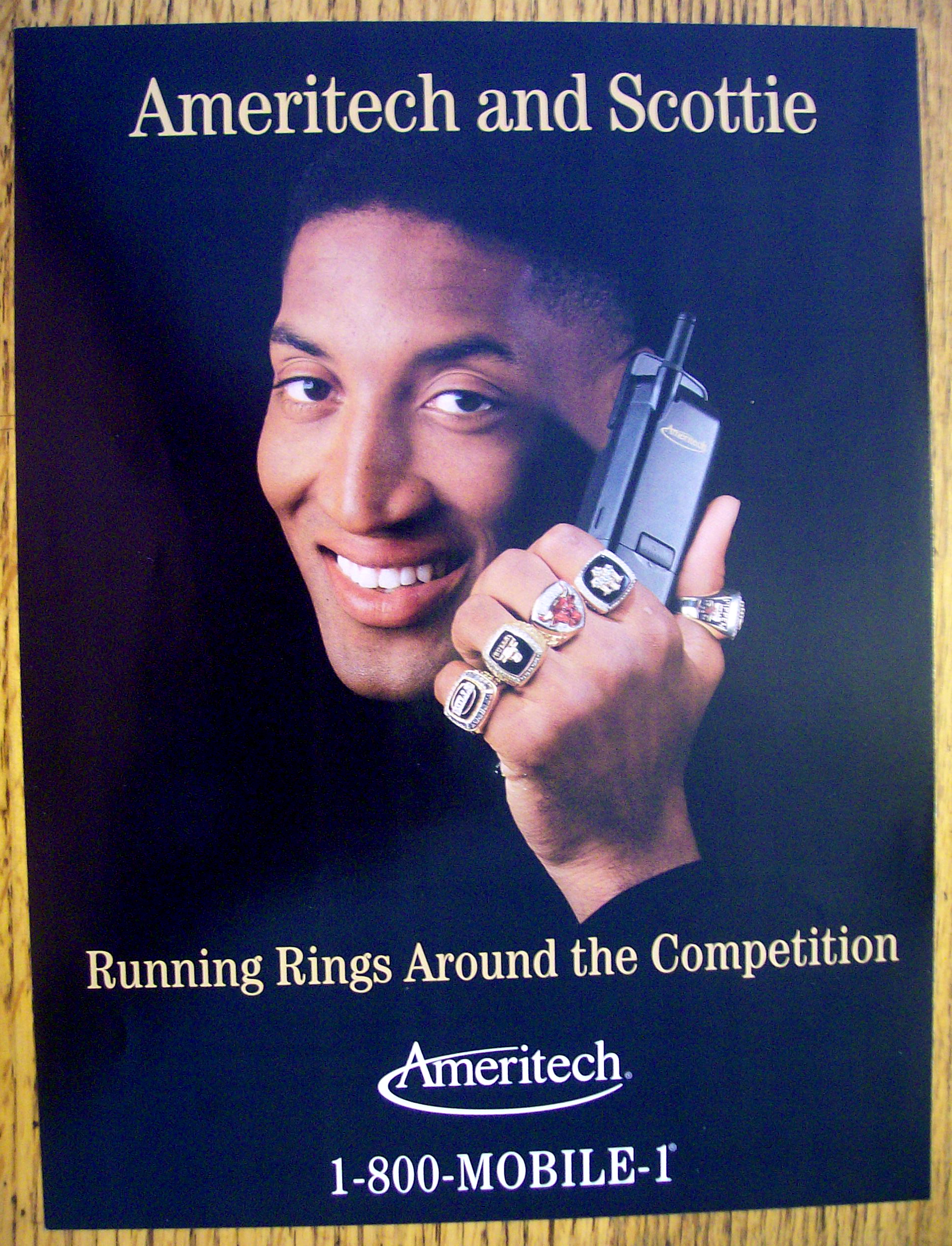 1997 Ameritech with Chicago Bull's Scottie Pippen
