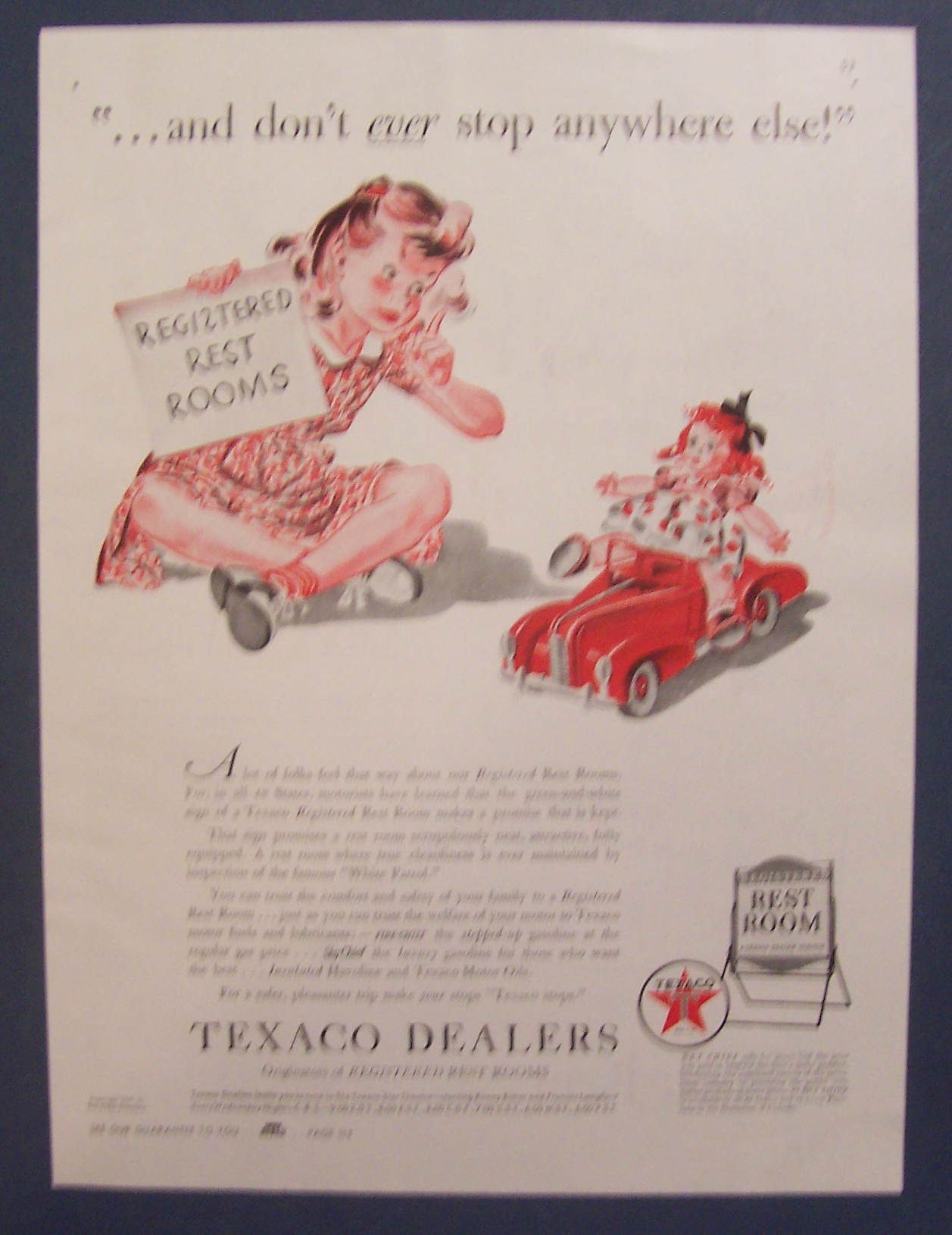 Vintage Ad: 1940 Texaco Dealers