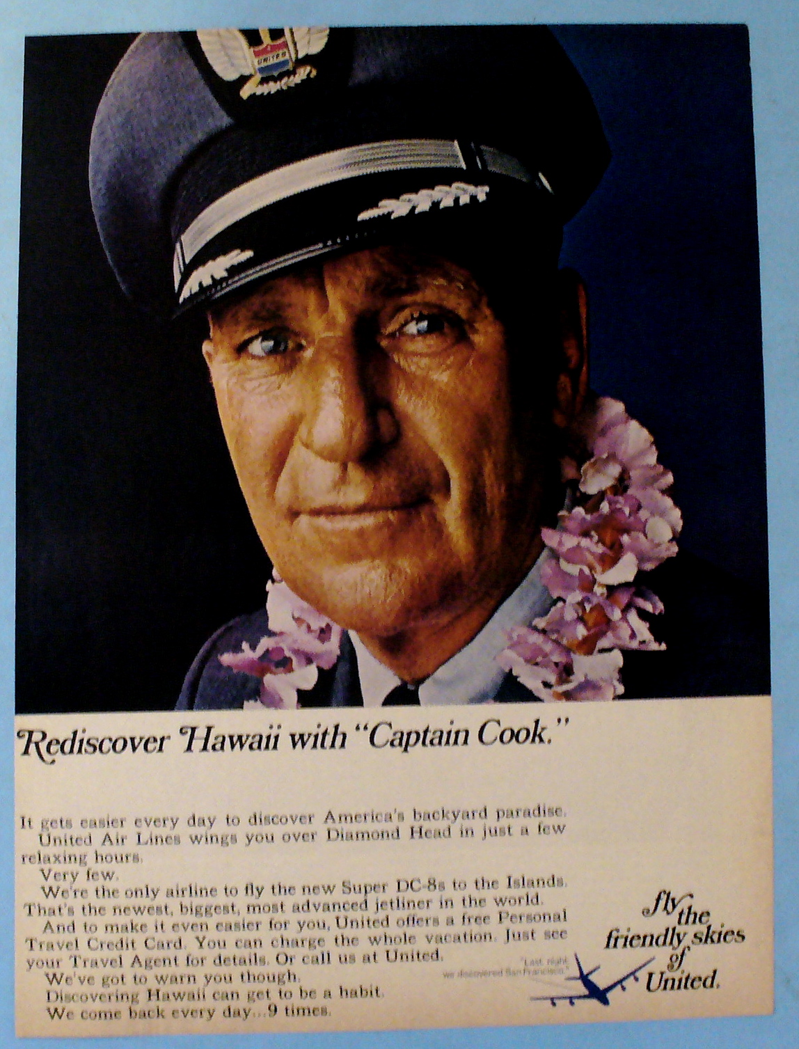 1967 United Airlines w/ Captain Cook