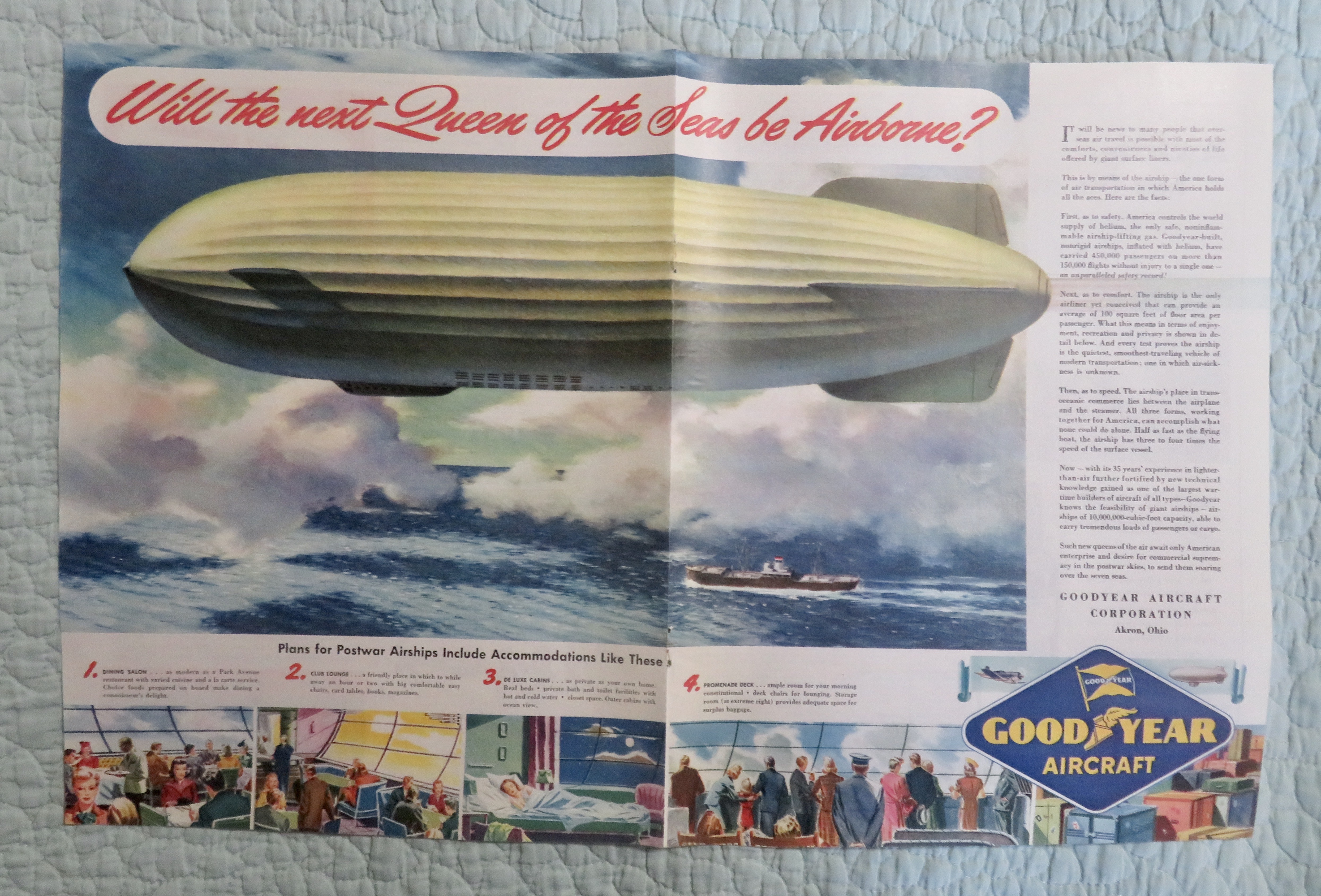 1945 Good Year with Post War Airships