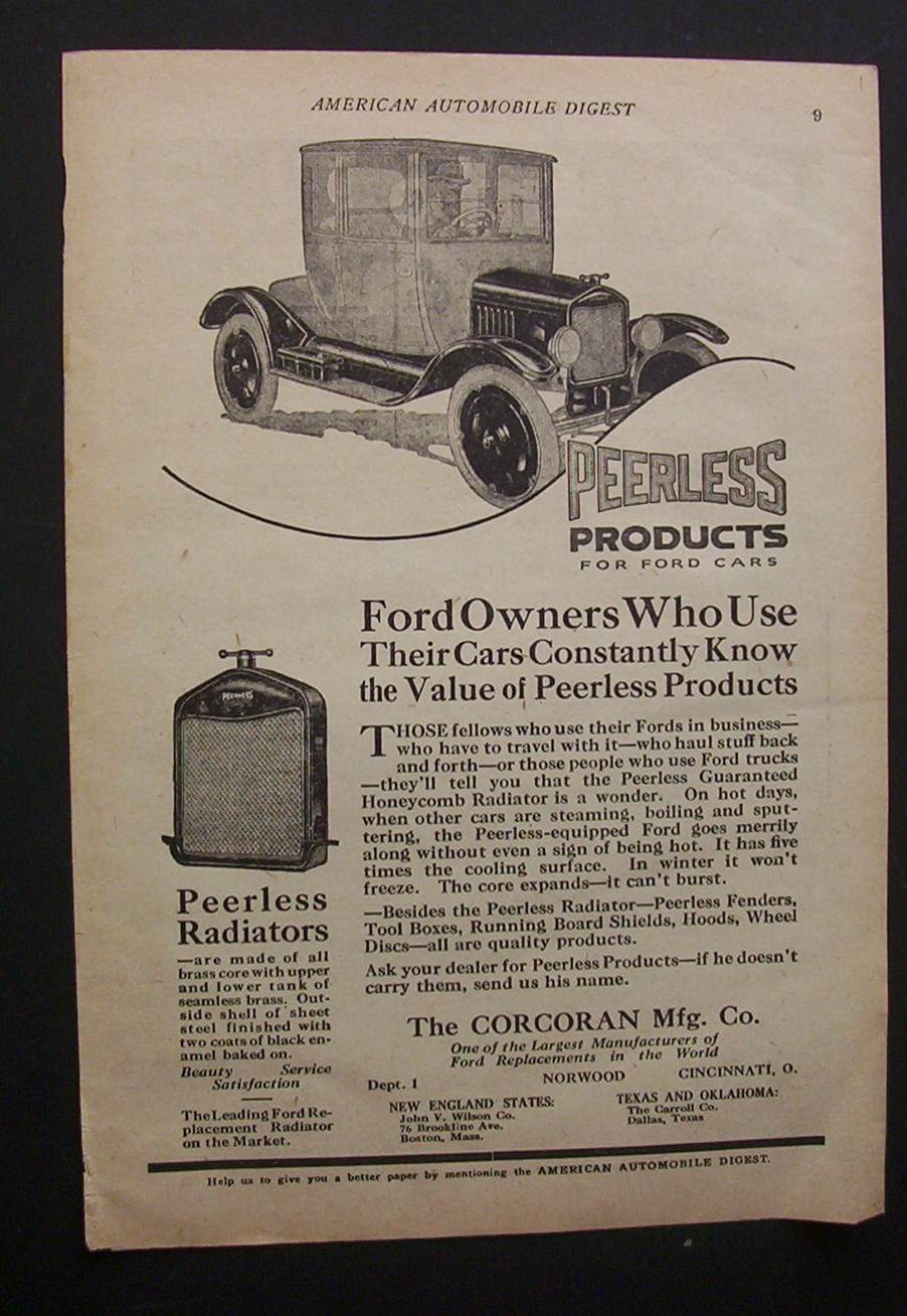 1923  Peerless  Products  for  Ford  Cars
