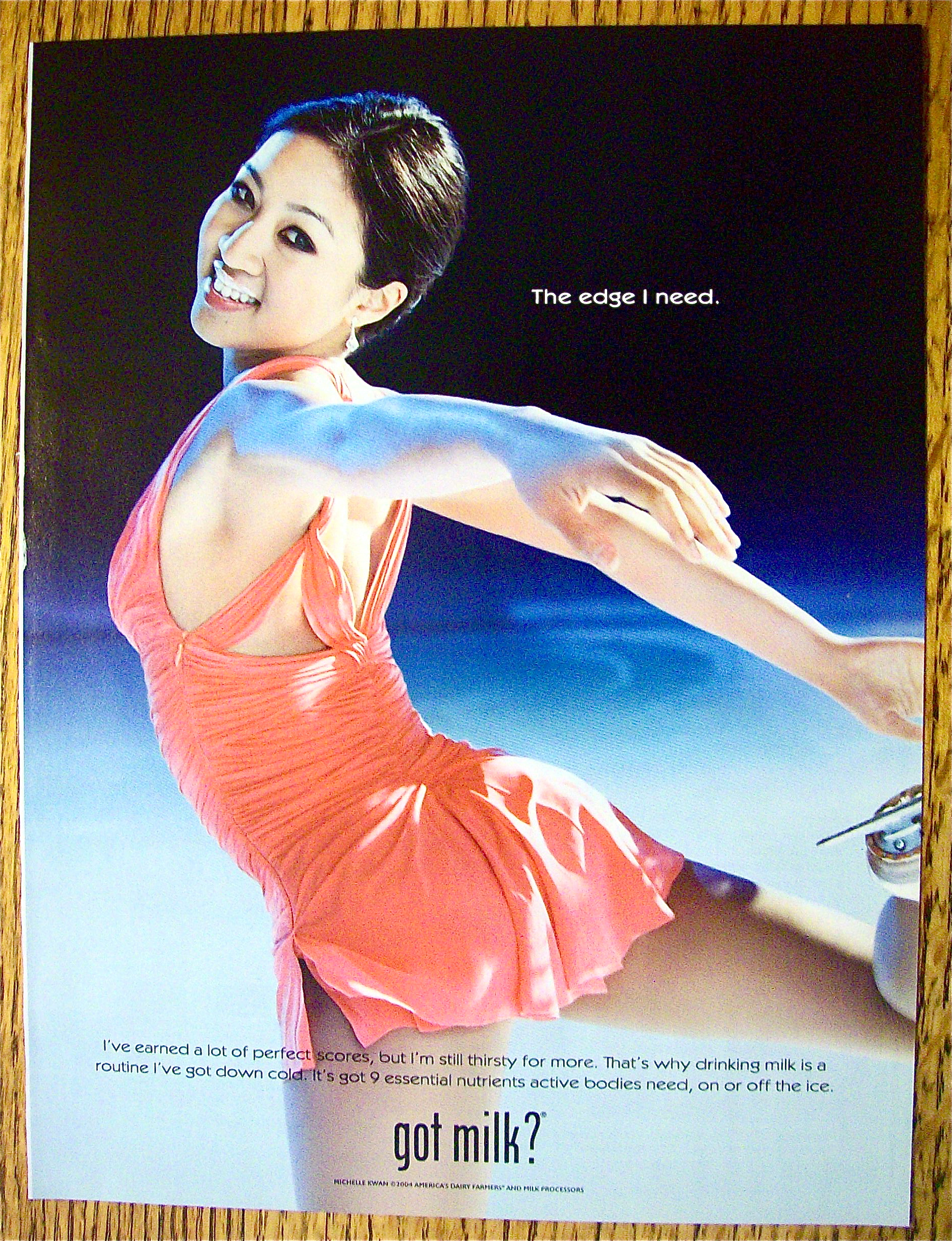 2005 Milk with Skater Michelle Kwan