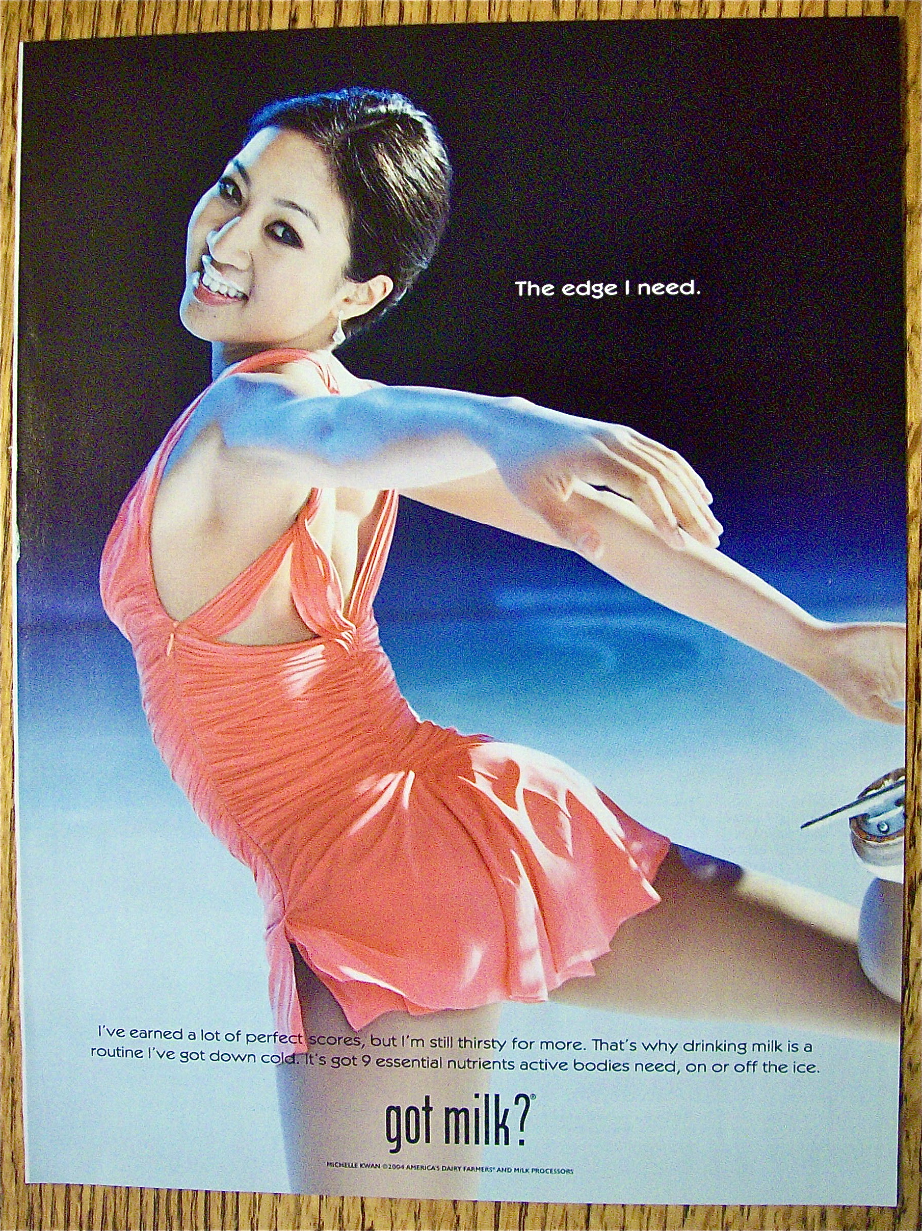 2005 Milk with Skater Michelle Kwan