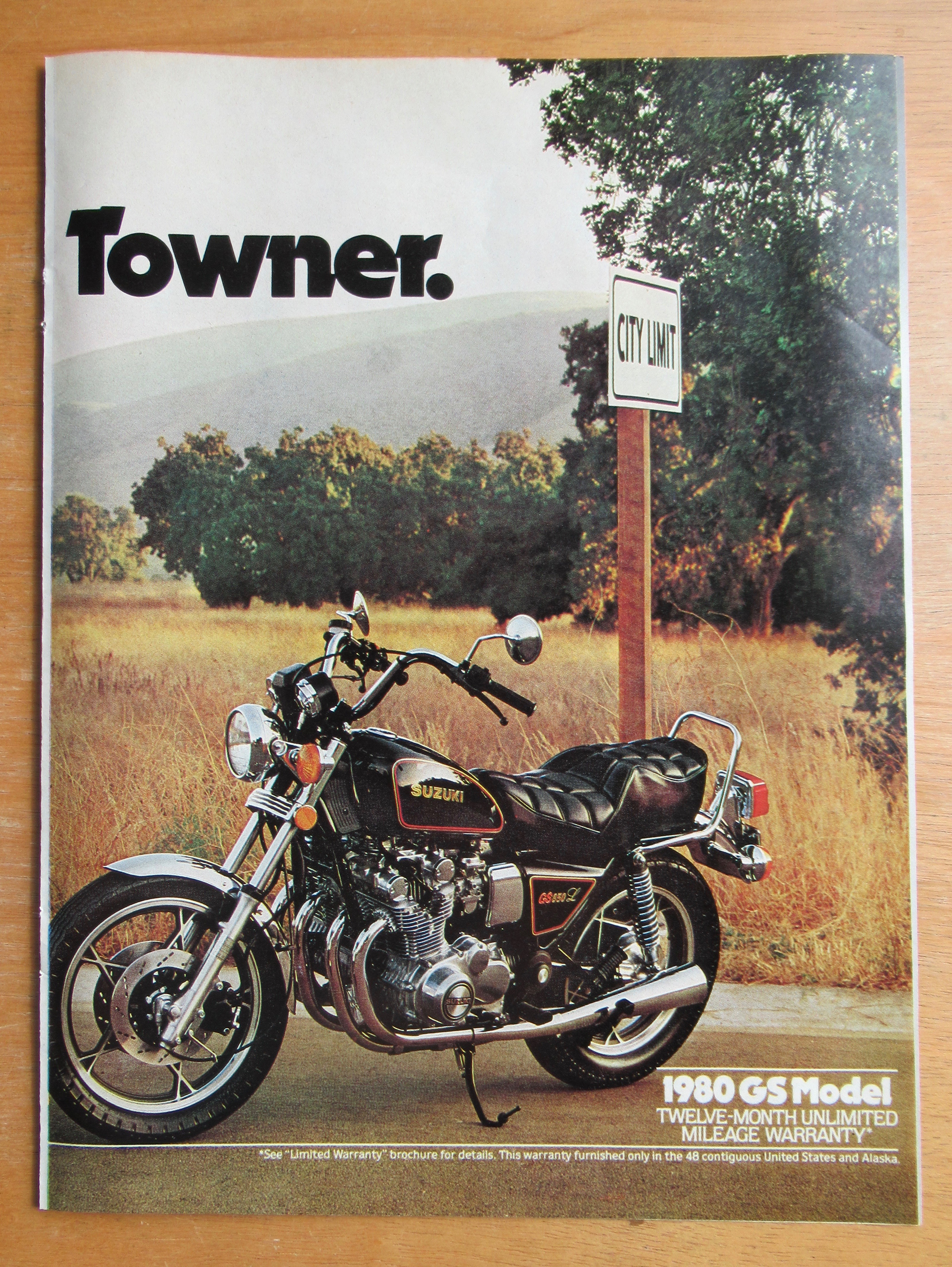 1980 Suzuki Motorcycle with GS 850 Shaft Motorcycle
