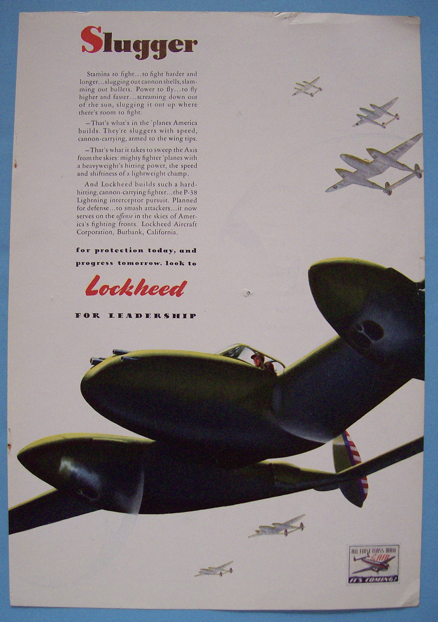 Vintage Ad: 1942 Lockheed