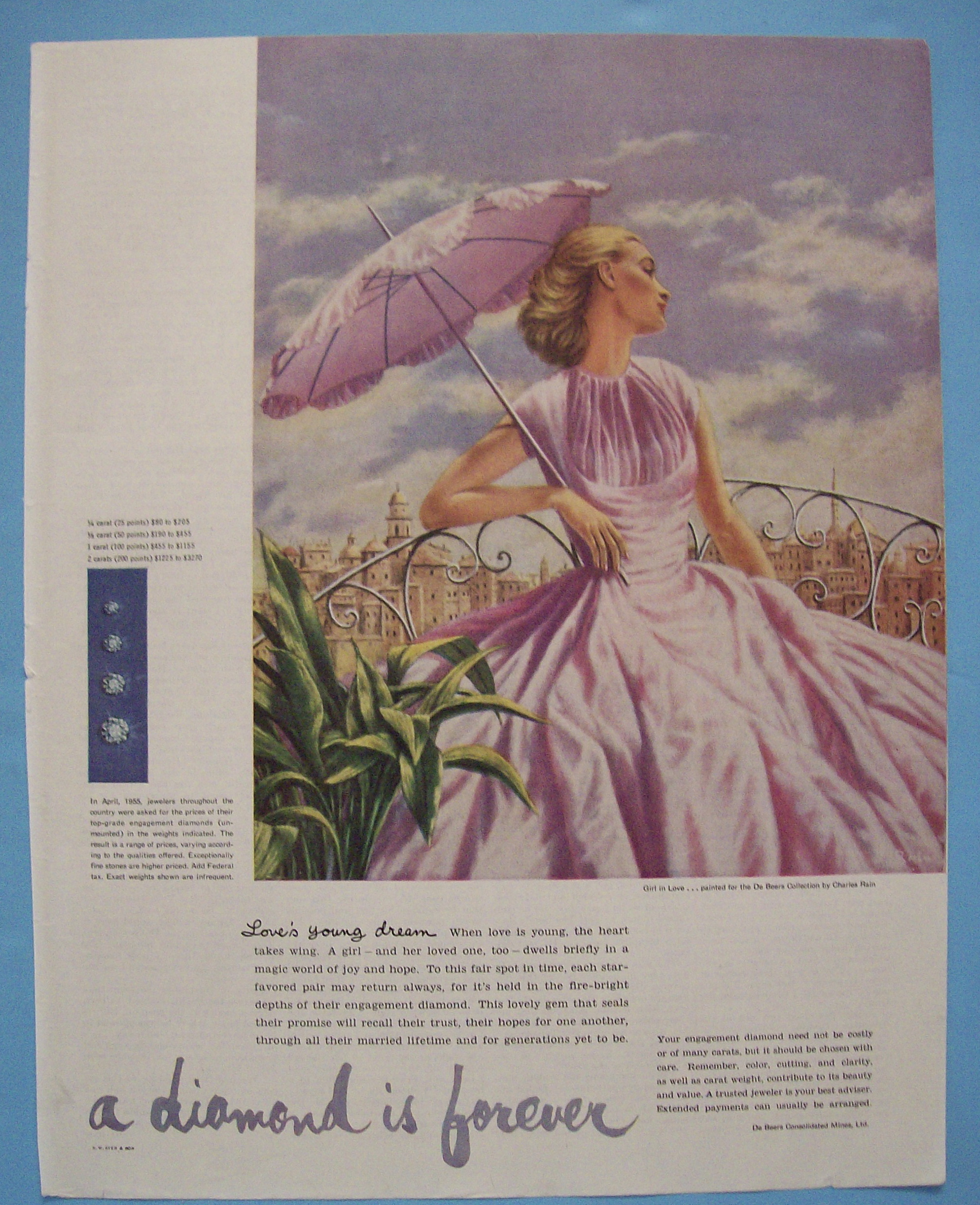 1955 A Diamond Is Forever By Charles Rain