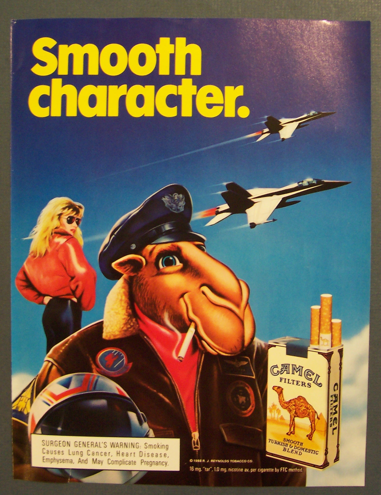 1988  Camel  Cigarettes  with  Joe  The  Camel