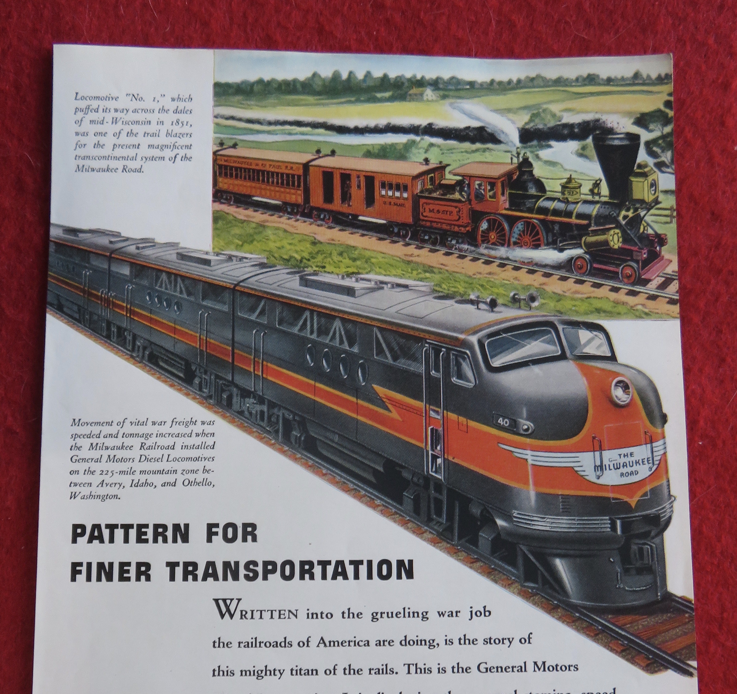 1944 General Motors Diesel Power with Transportation