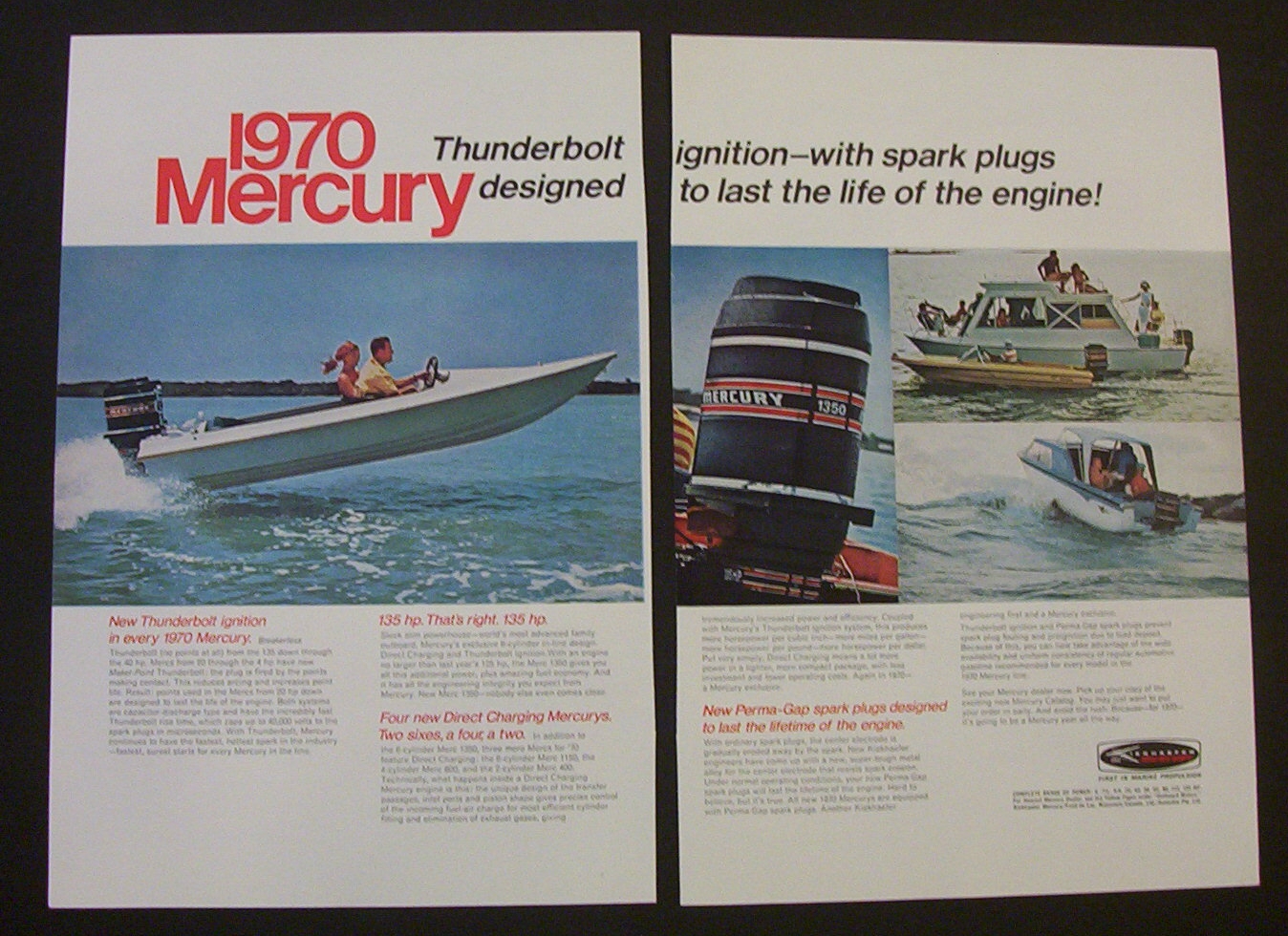Vintage Ad: 1970  Mercury  (2 pages)