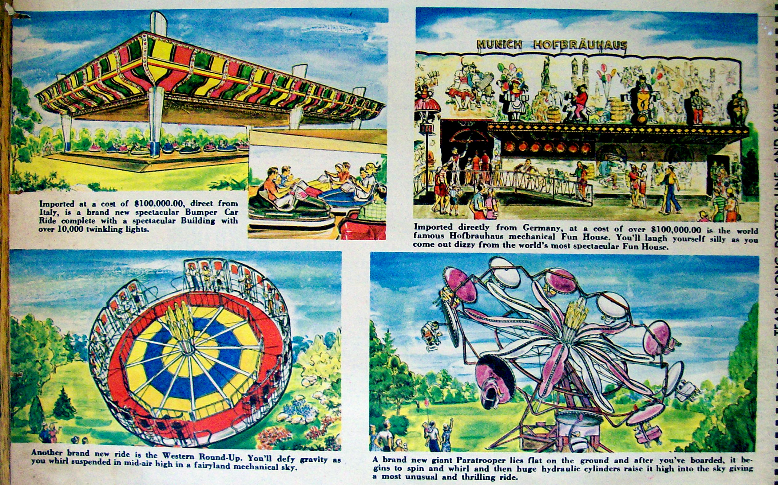 Vintage Ad: 1970 Adventure Land Amusement Park