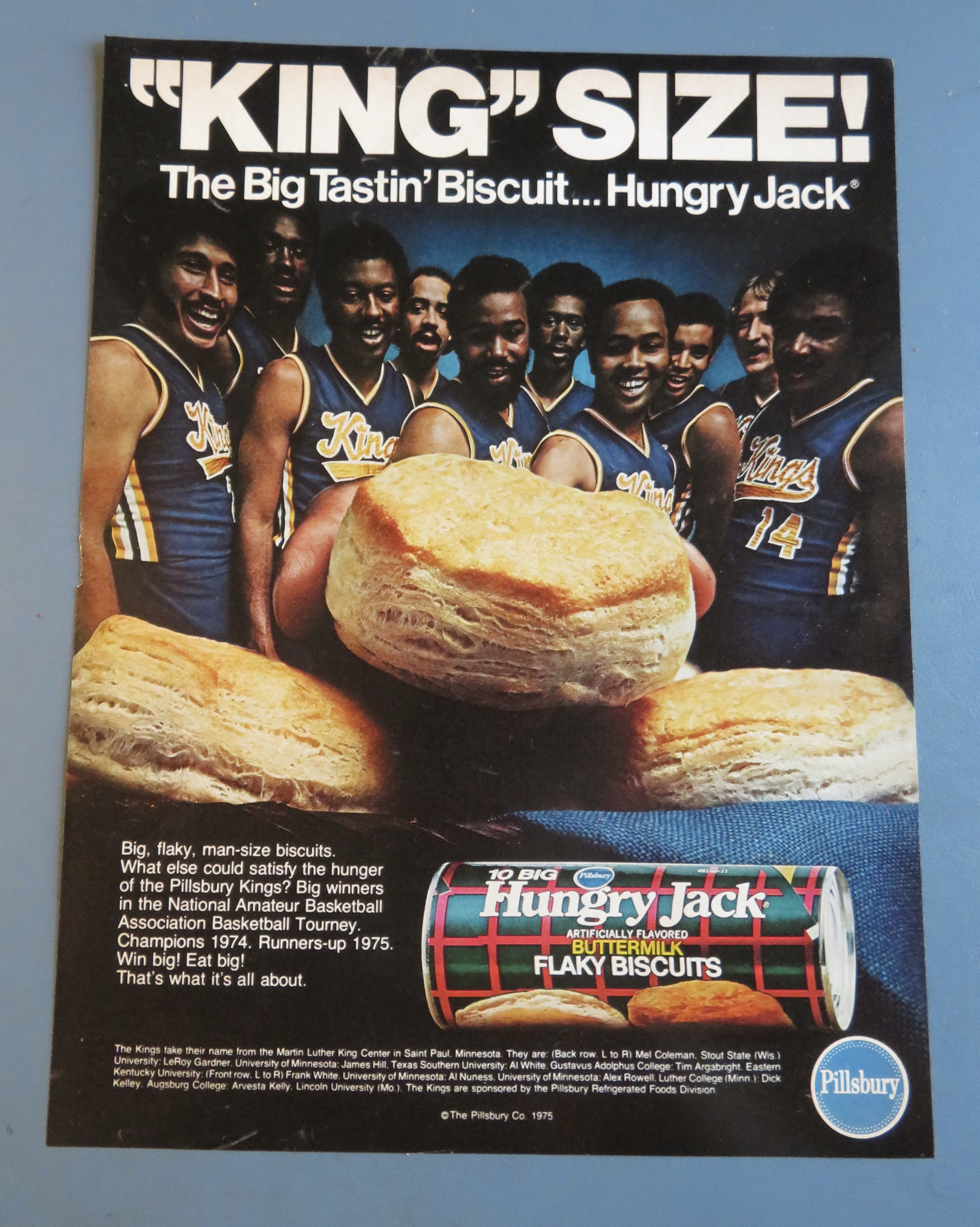1975 Hungry Jack Biscuits with the Pillsbury Kings