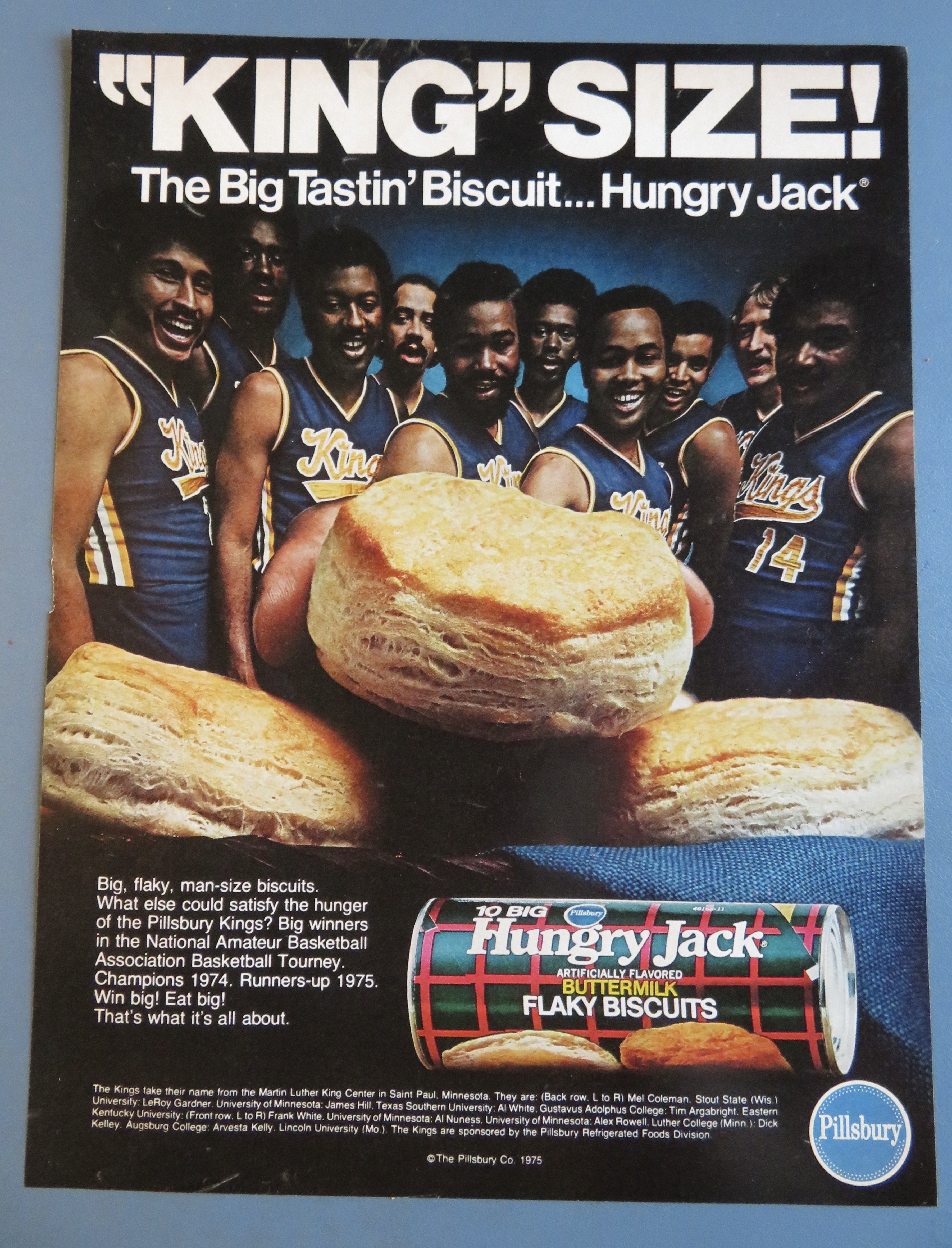 1975 Hungry Jack Biscuits with the Pillsbury Kings