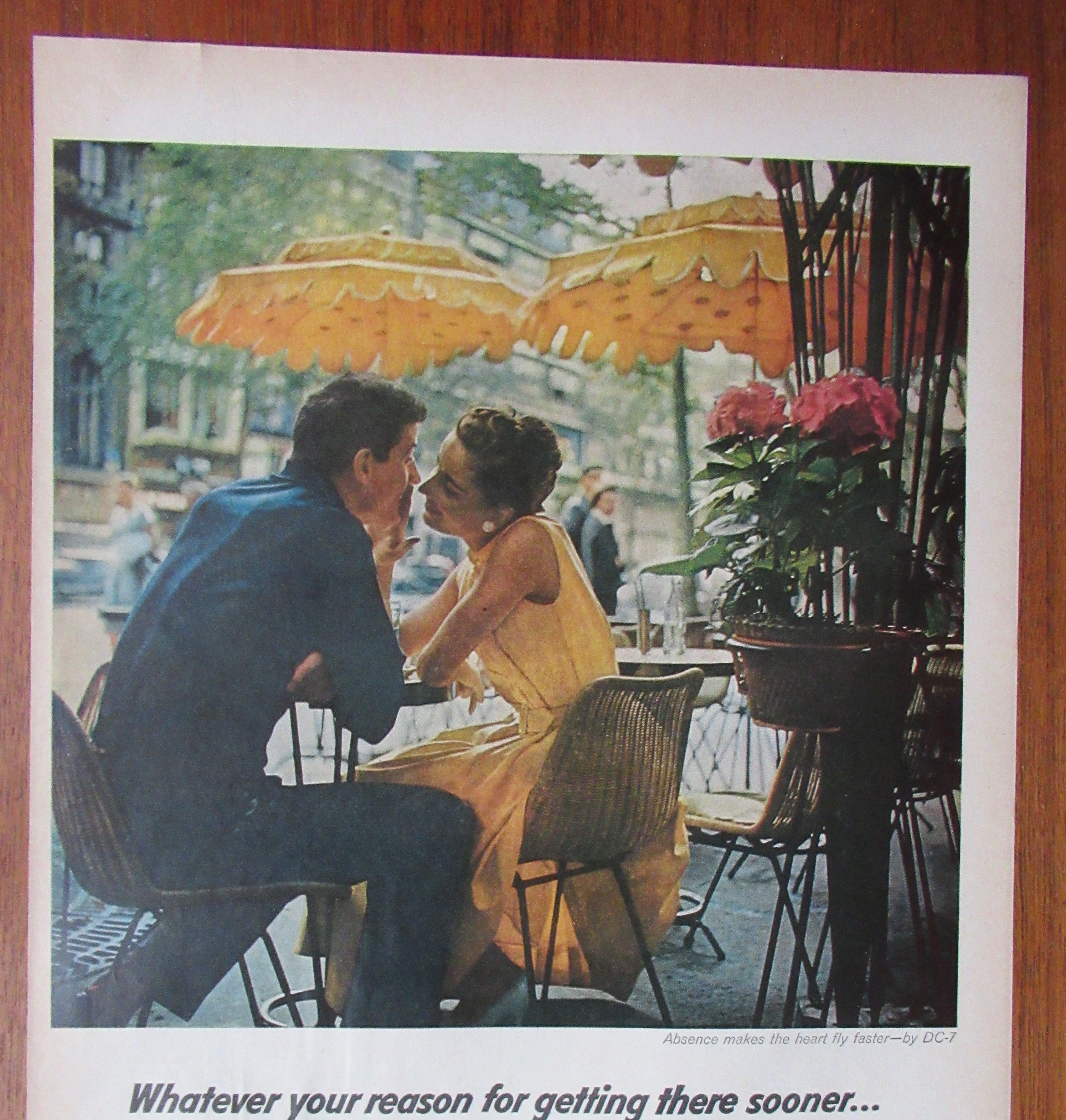 1958 Douglas DC - 7 with Man & Woman Talking