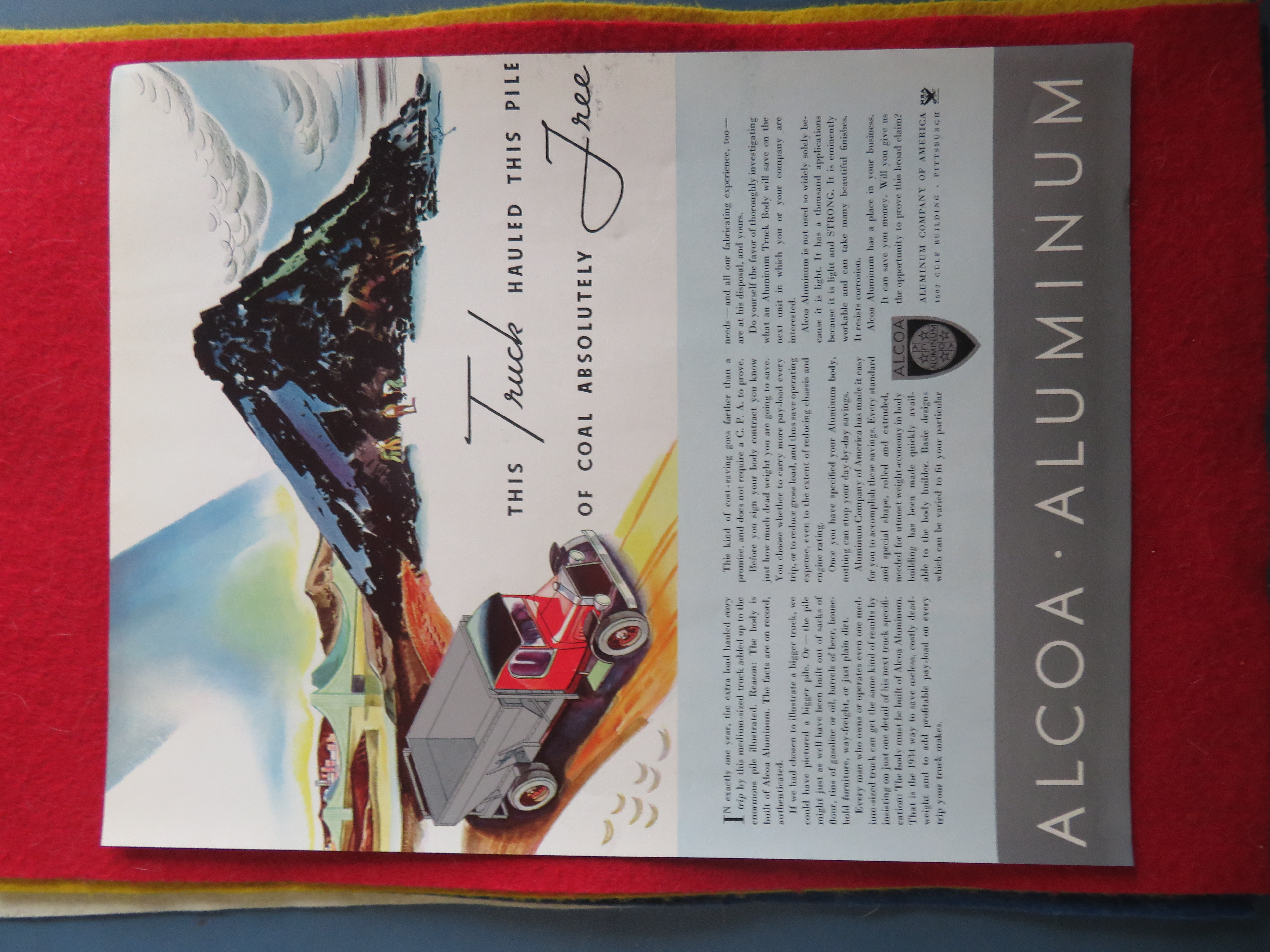 1934 Alcoa Aluminum with Trucks