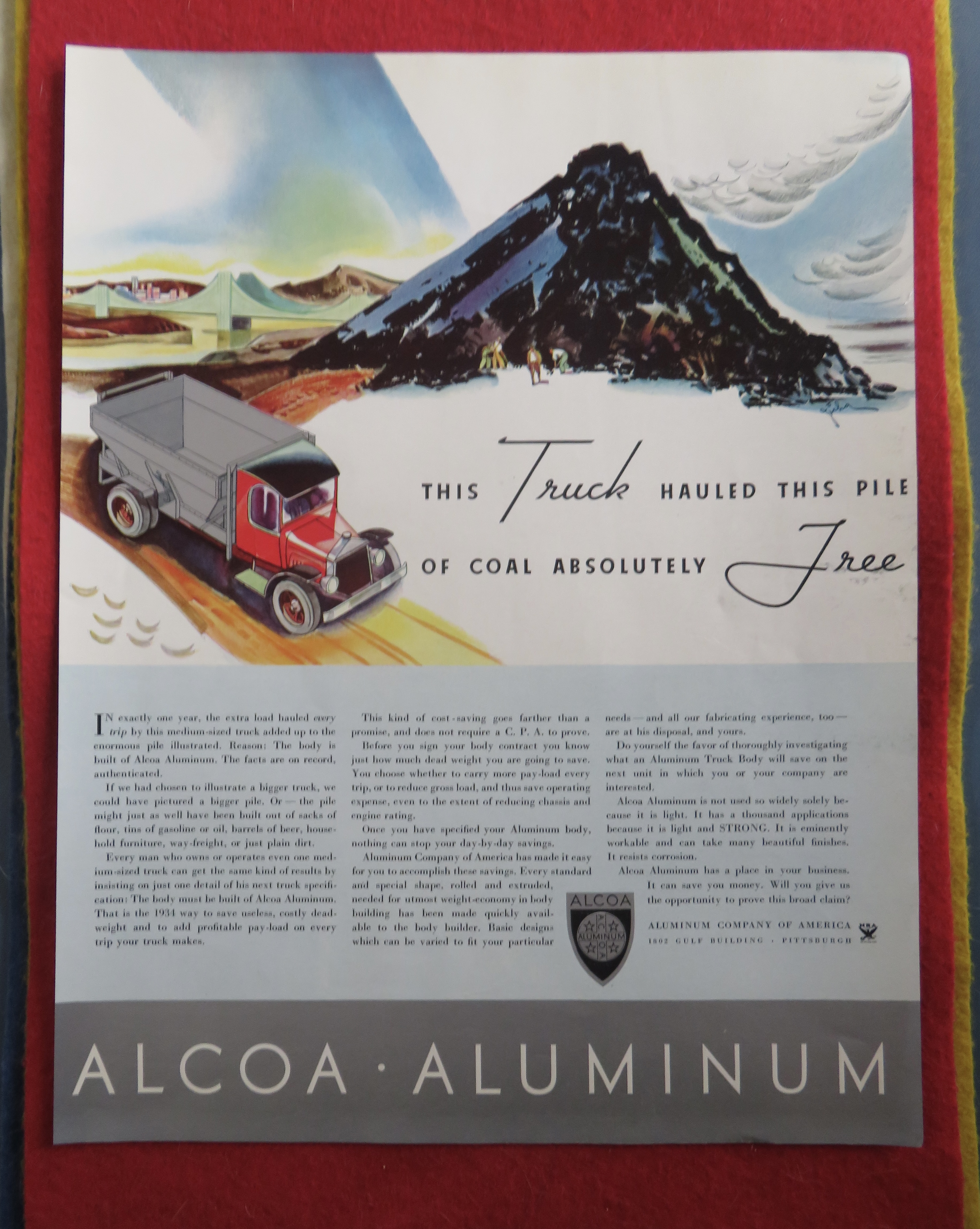 1934 Alcoa Aluminum with Trucks