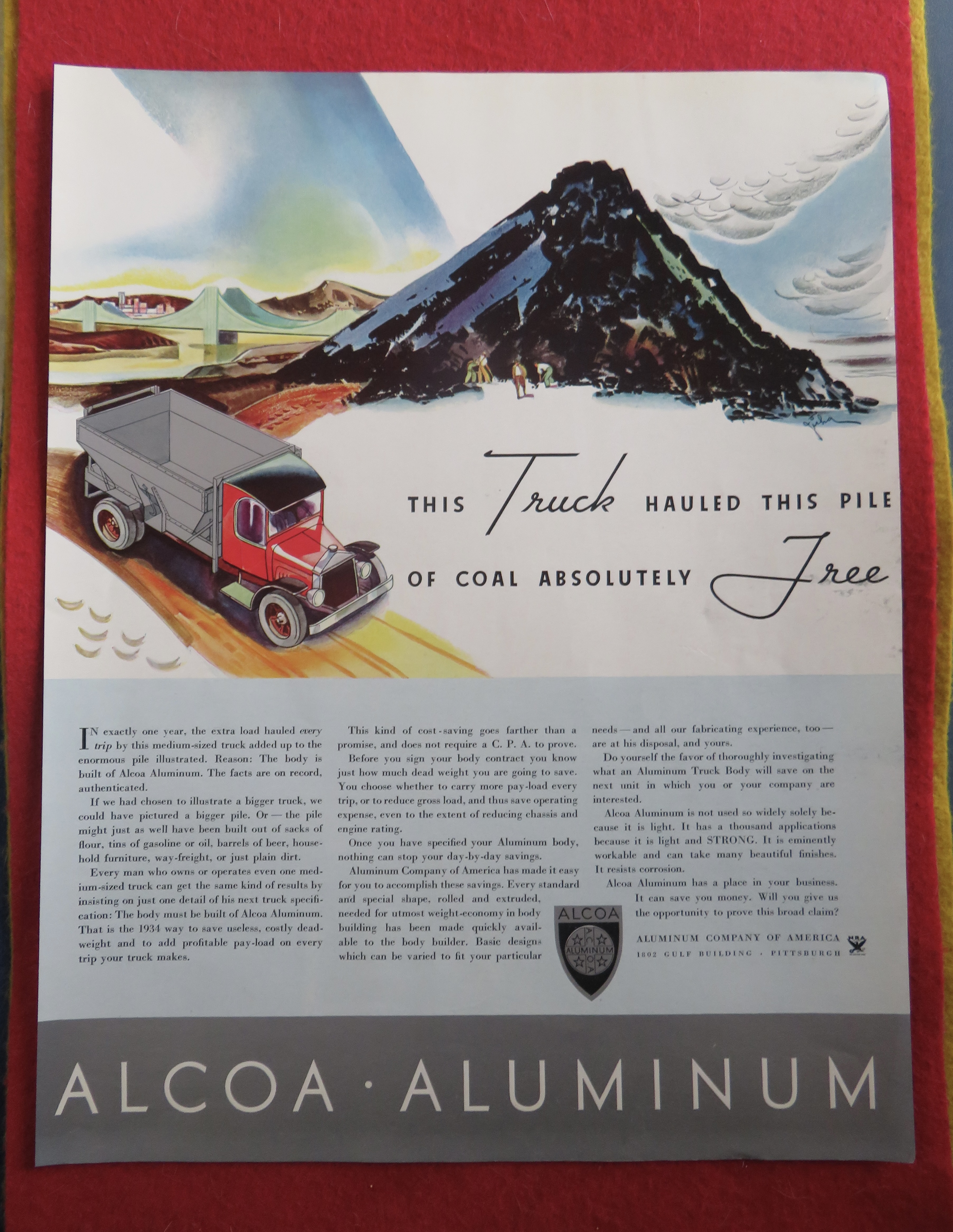 1934 Alcoa Aluminum with Trucks