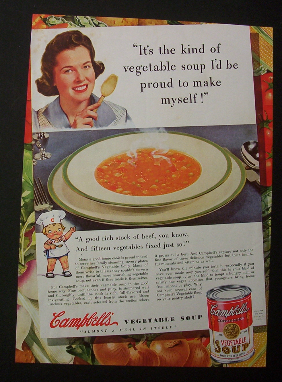 1941  Campbell's  Vegetable  Soup
