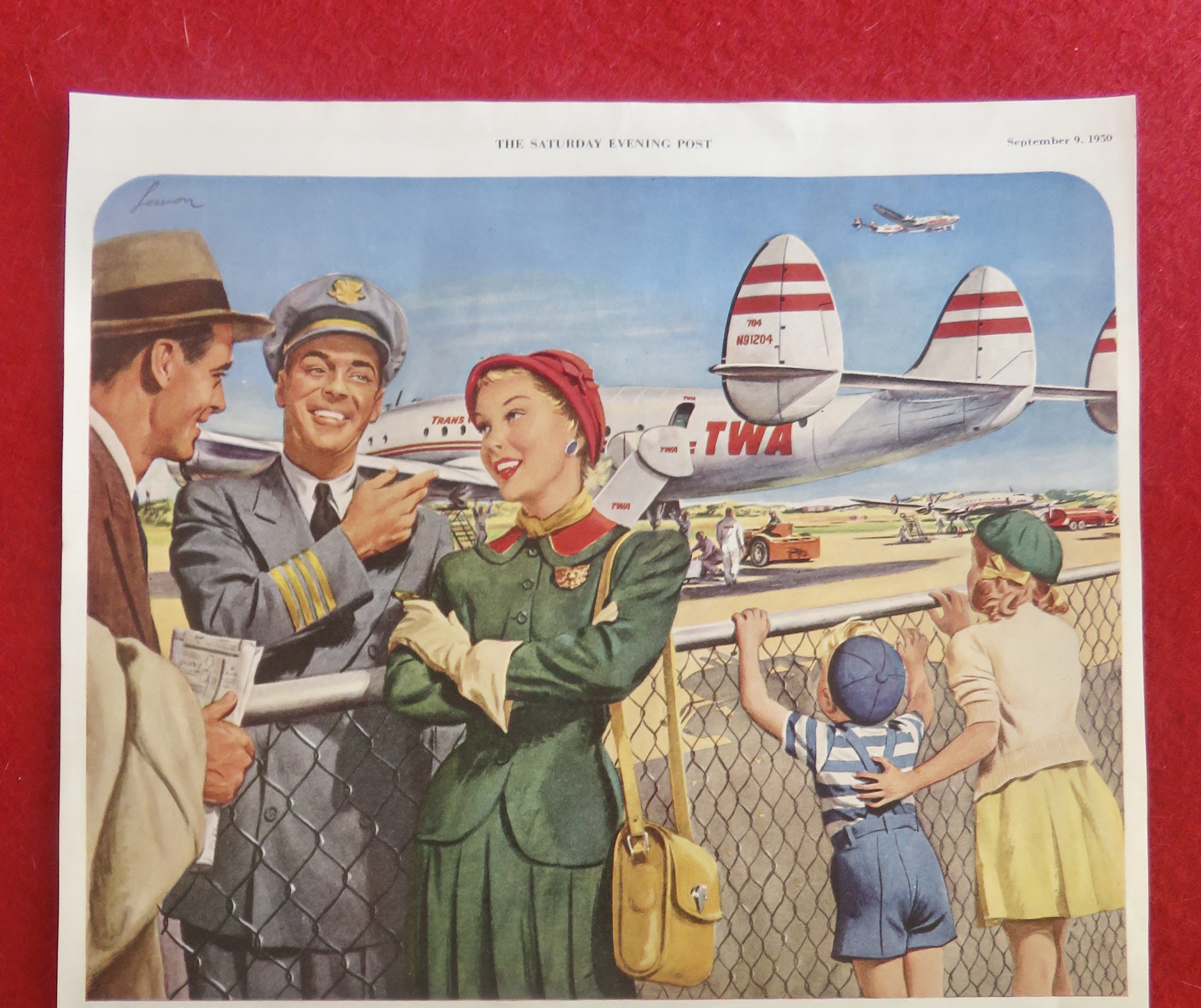 1950 Trans World Airlines (TWA) with Kids & Planes