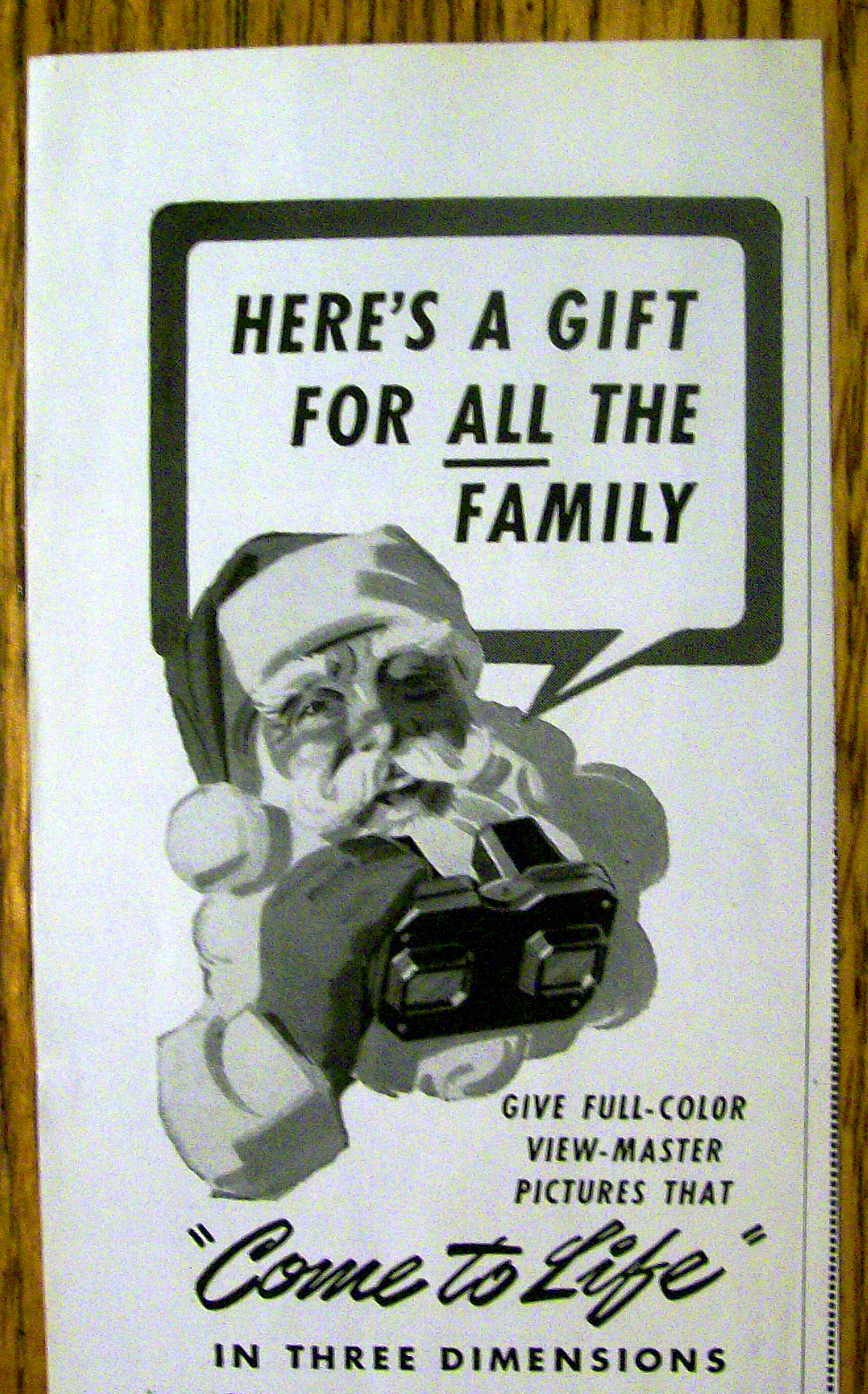 1947 View-Master with Santa Claus