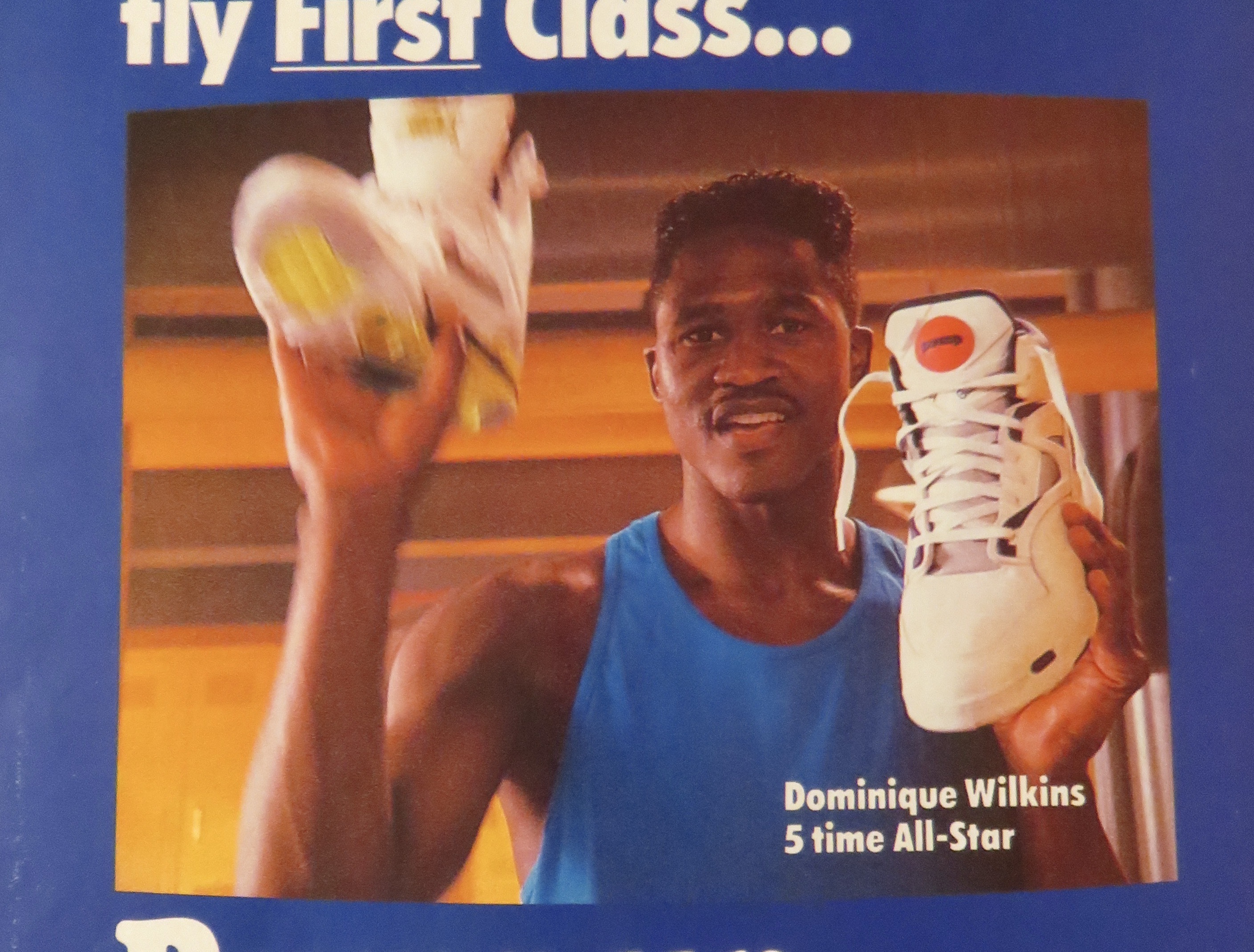 1991 Reebok Pump with Dominique Wilkins