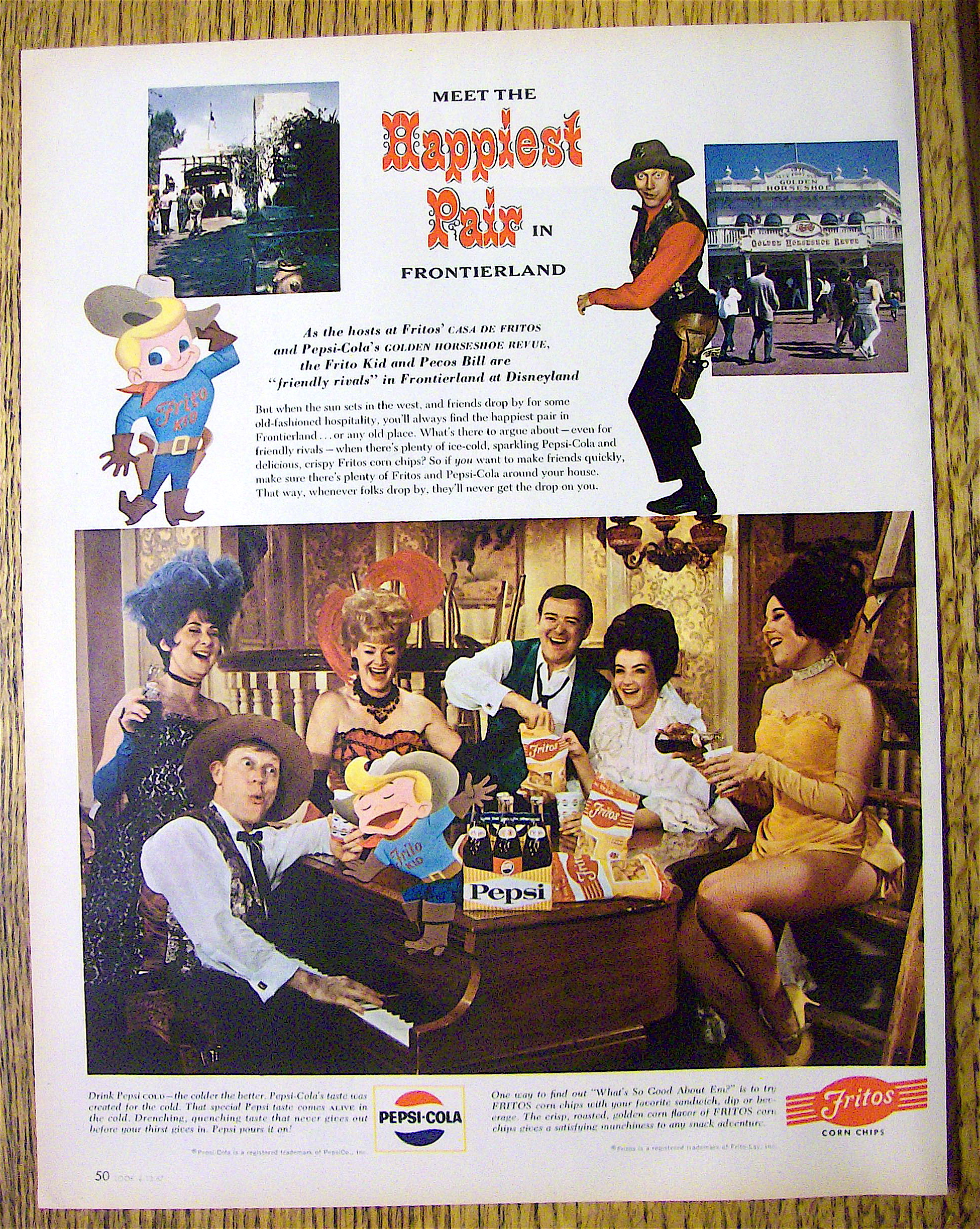 1967 Frontierland with Fritos Chips and Pepsi Cola