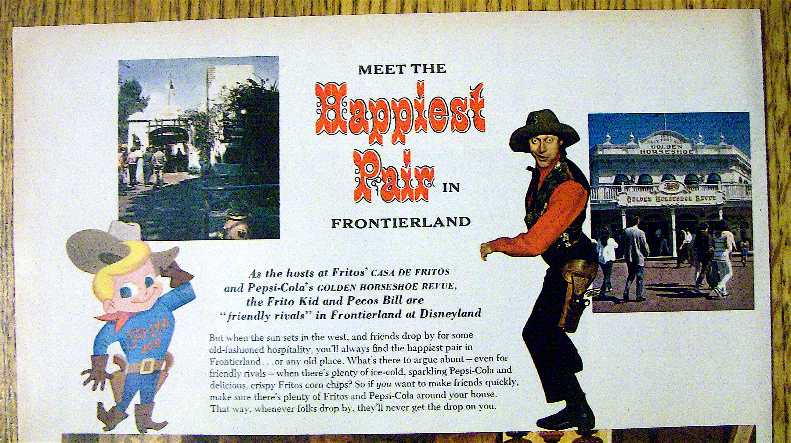 1967 Frontierland with Fritos Chips and Pepsi Cola