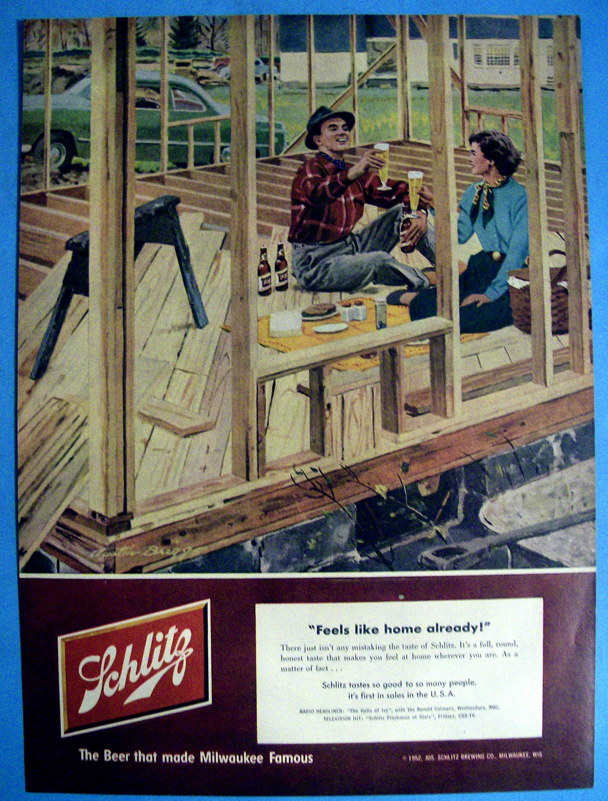 Vintage Ad: 1952 Schlitz Beer By Austin Briggs