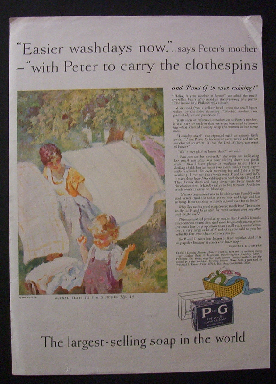 1928 P & G White Naphtha Soap