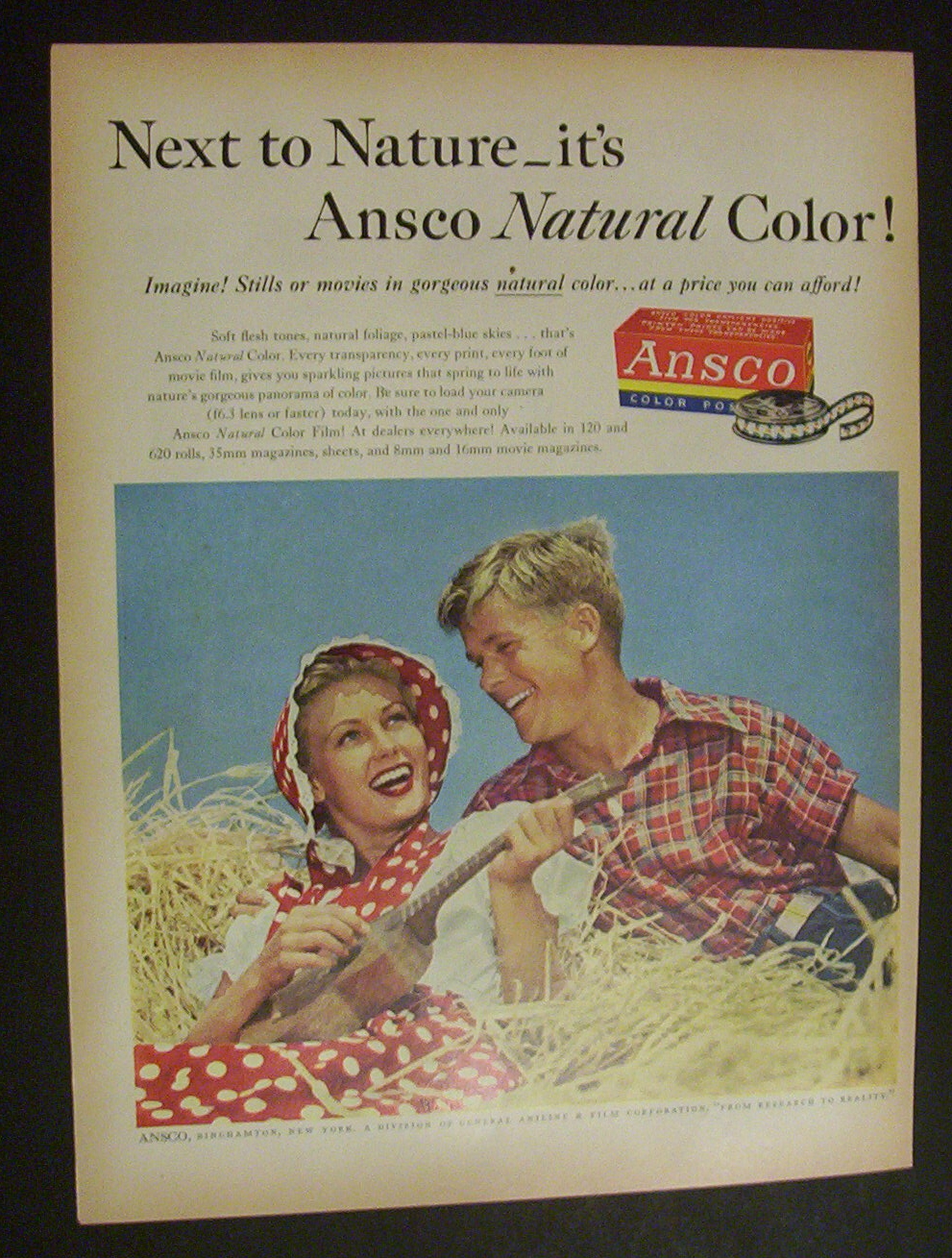 1951  Ansco  Film