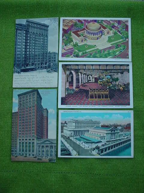 12 Old Chicago, Illinois Postcards