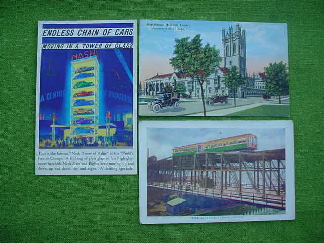 12 Old Chicago, Illinois Postcards