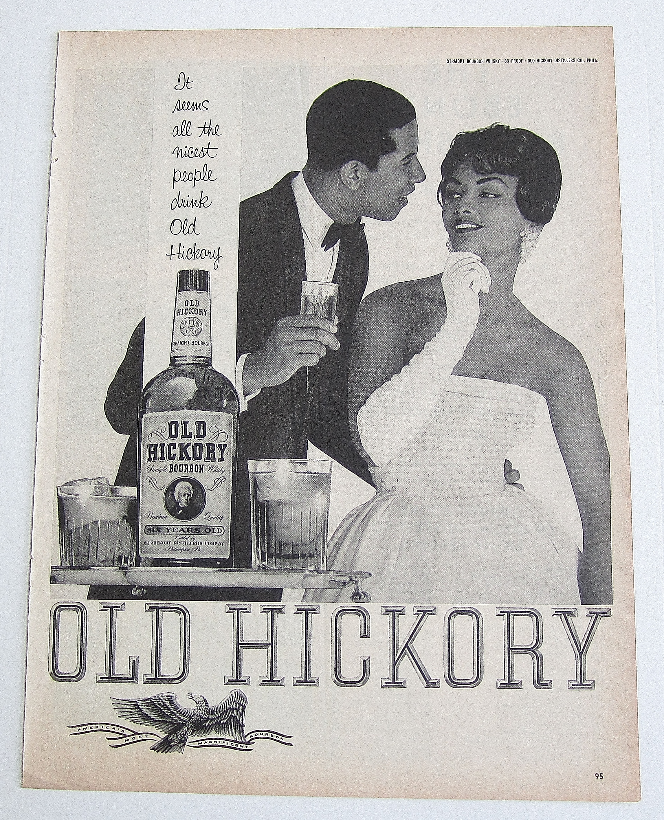 1963 Old Hickory With Man & Woman Talking