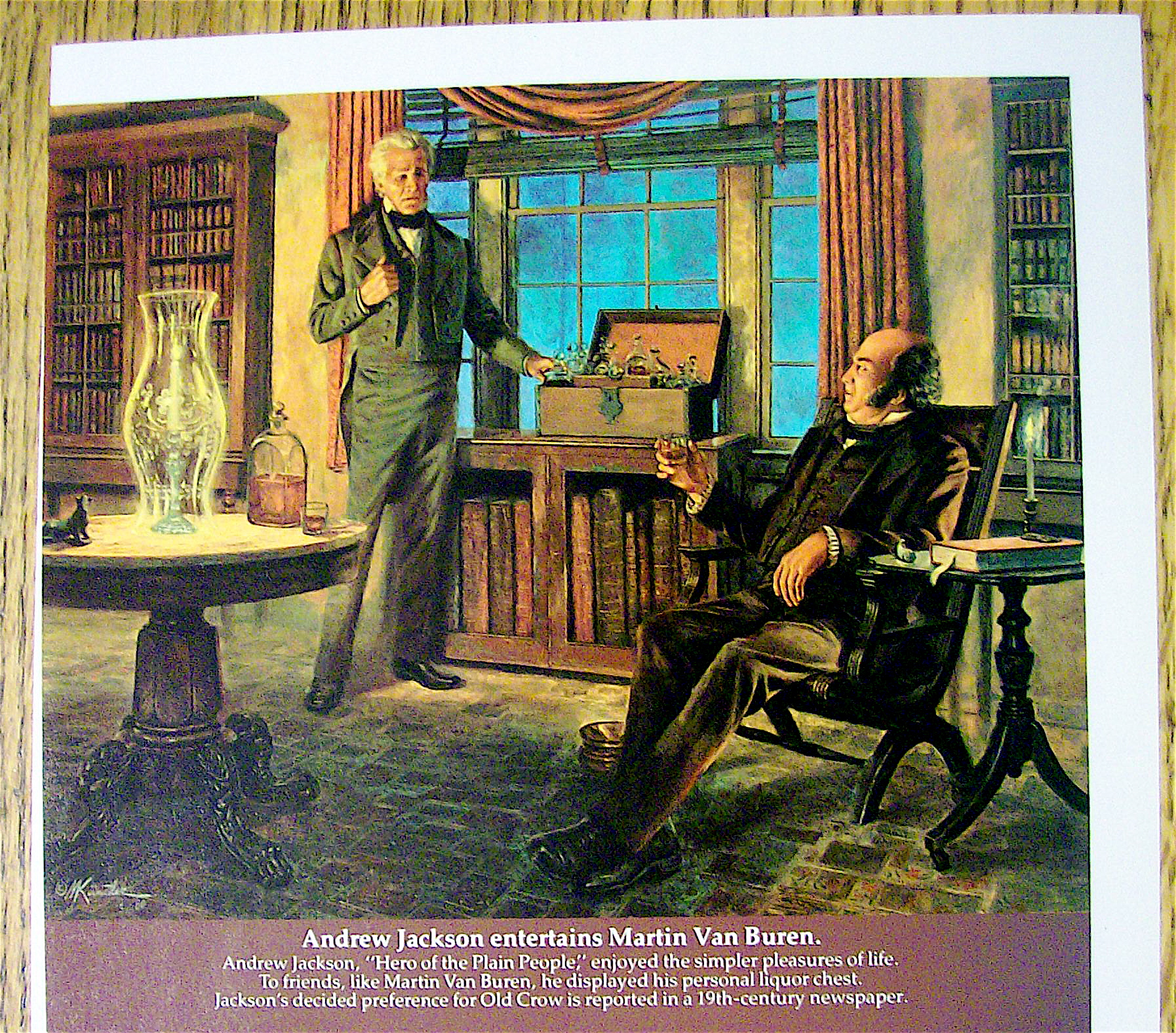 1980 Old Crow Whiskey with Andrew Jackson