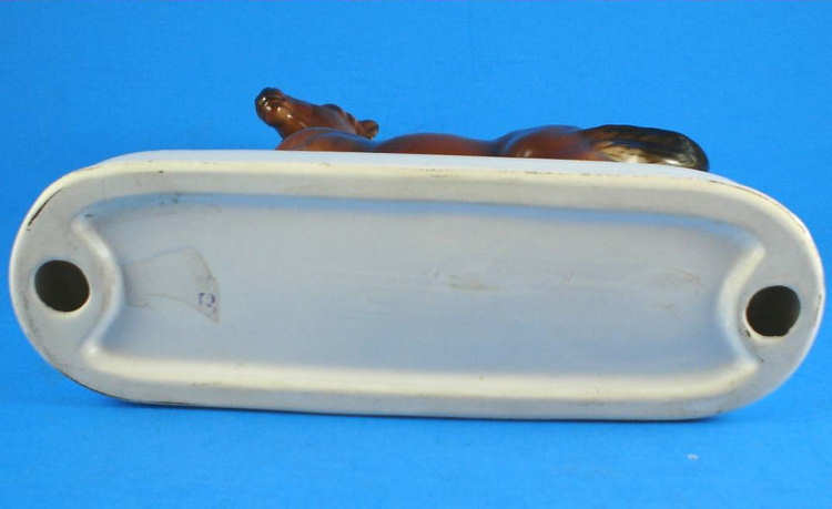 Beautiful 1960s Japan Ceramic Prancing Horse on Base