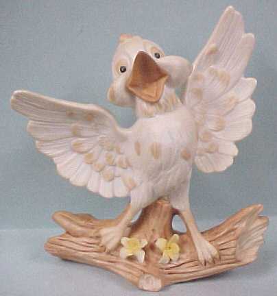 1970s Bone China Cartoony Bird