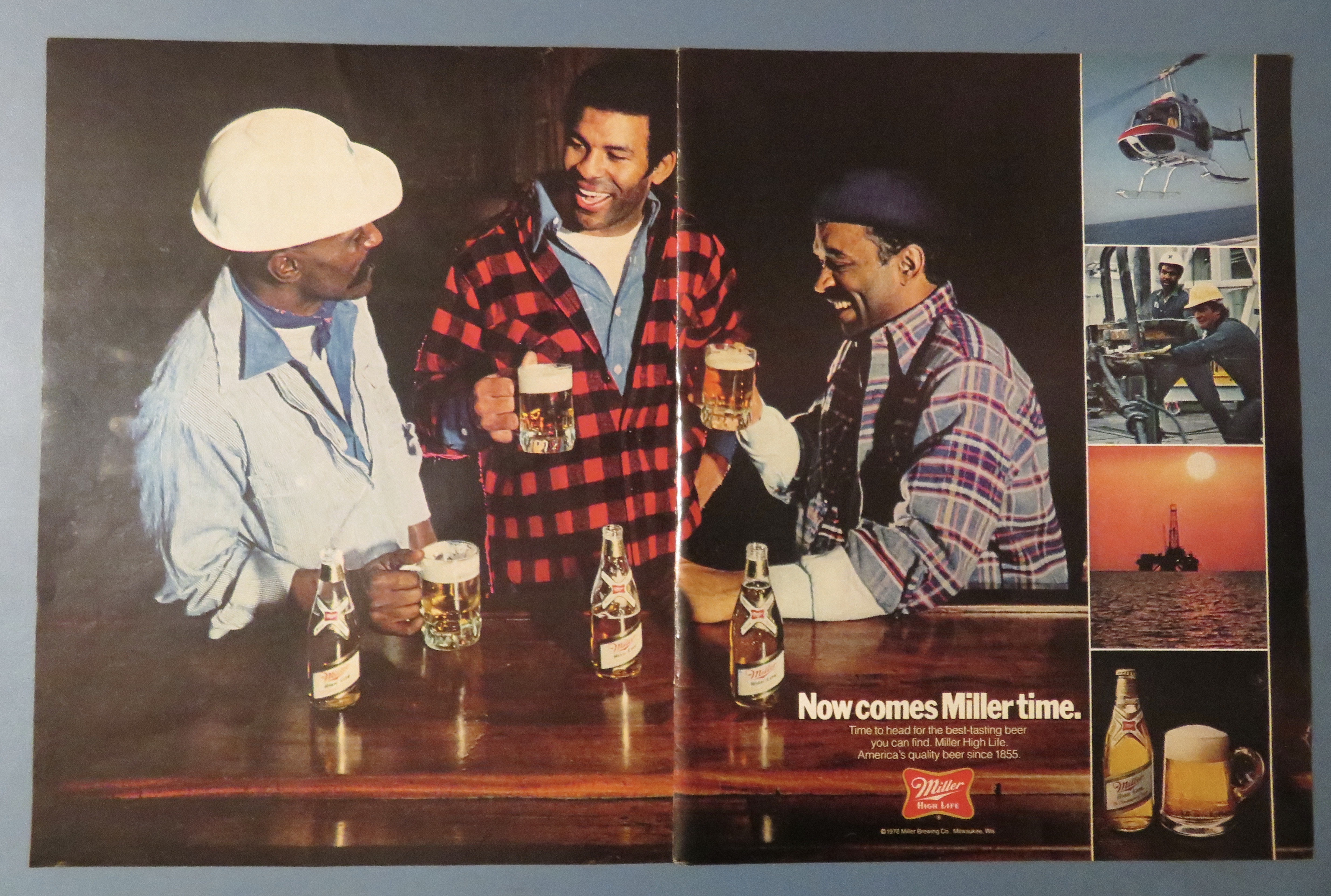 1978 Miller High Life Beer with Men Talking