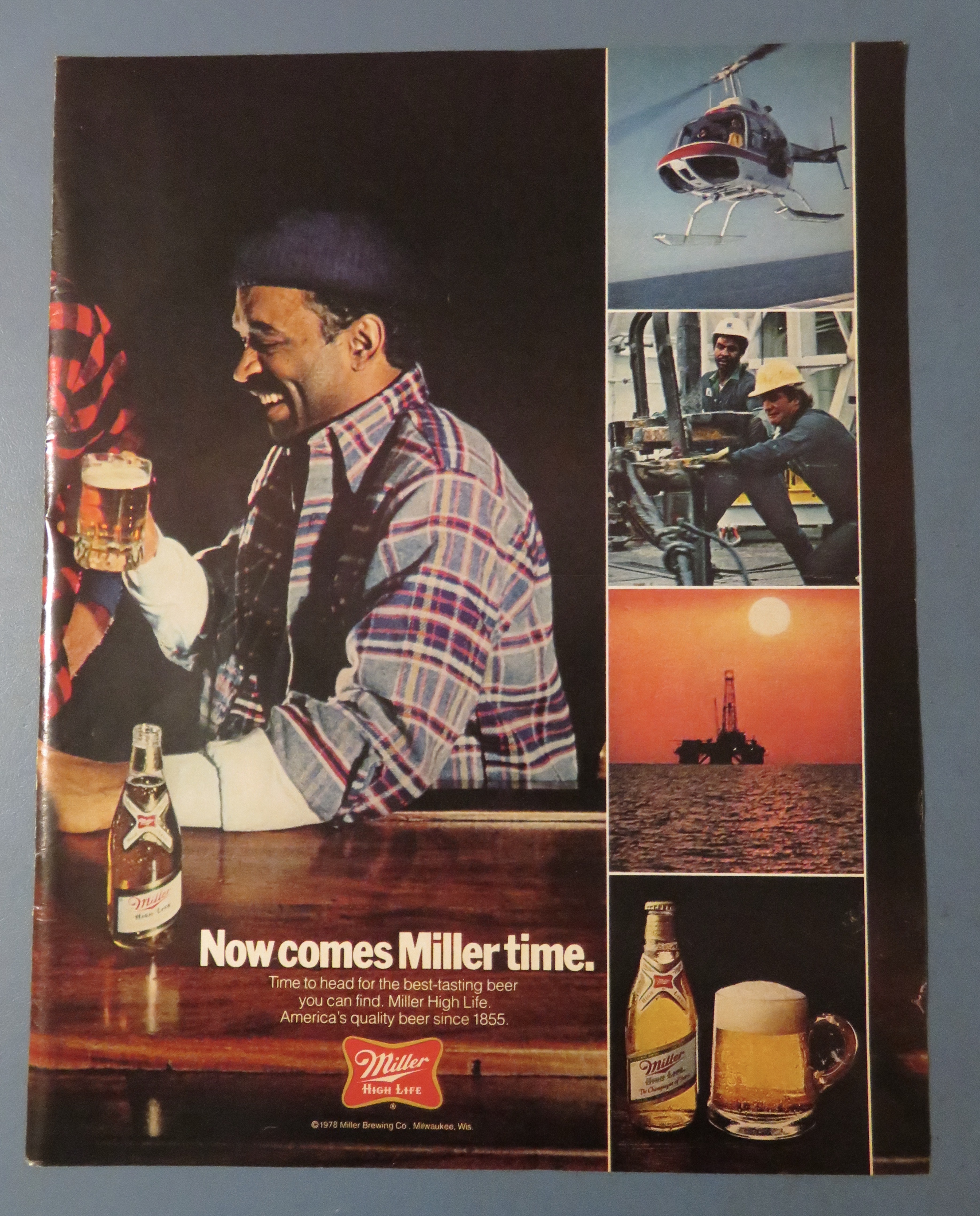 1978 Miller High Life Beer with Men Talking