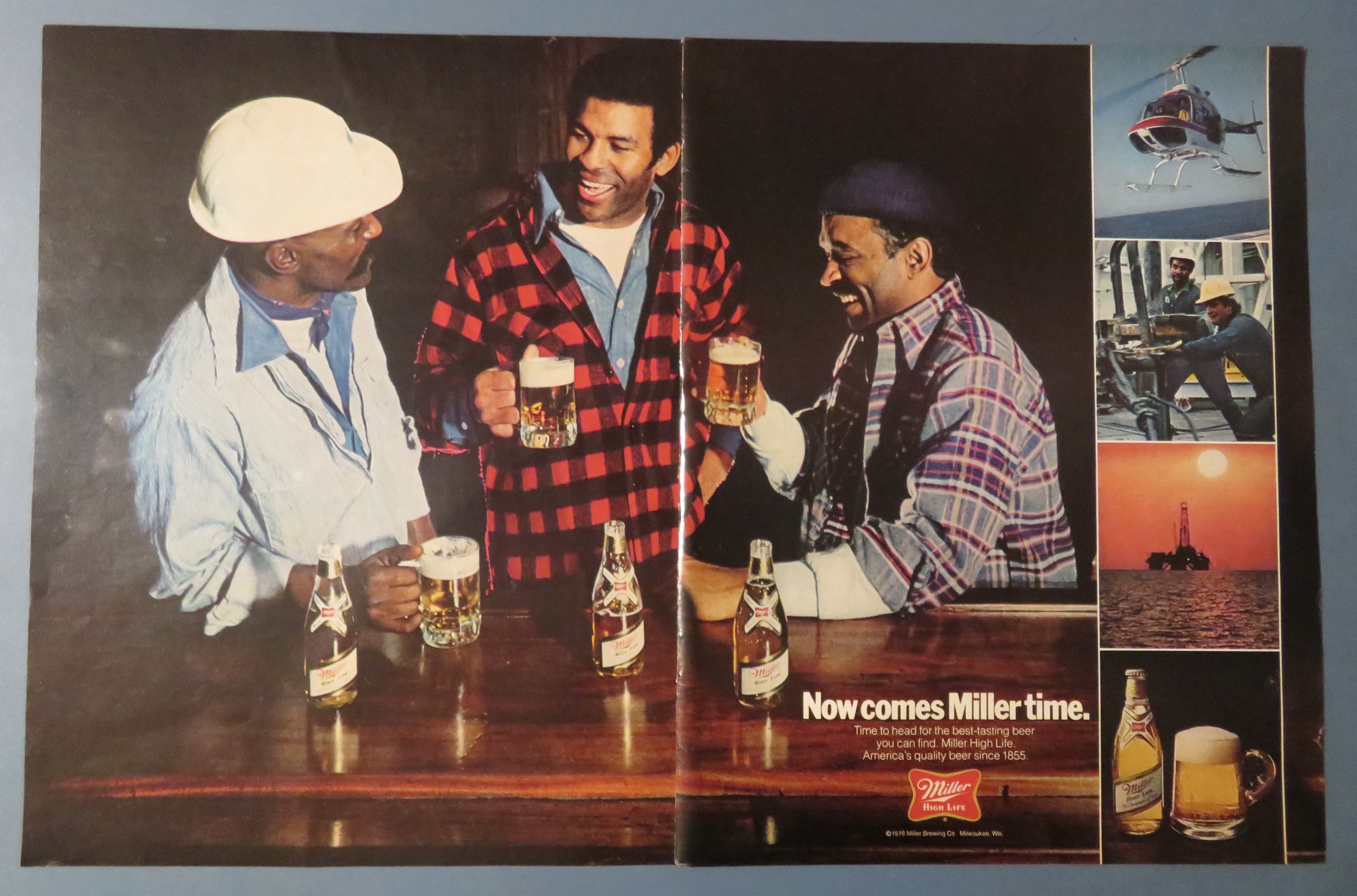 1978 Miller High Life Beer with Men Talking