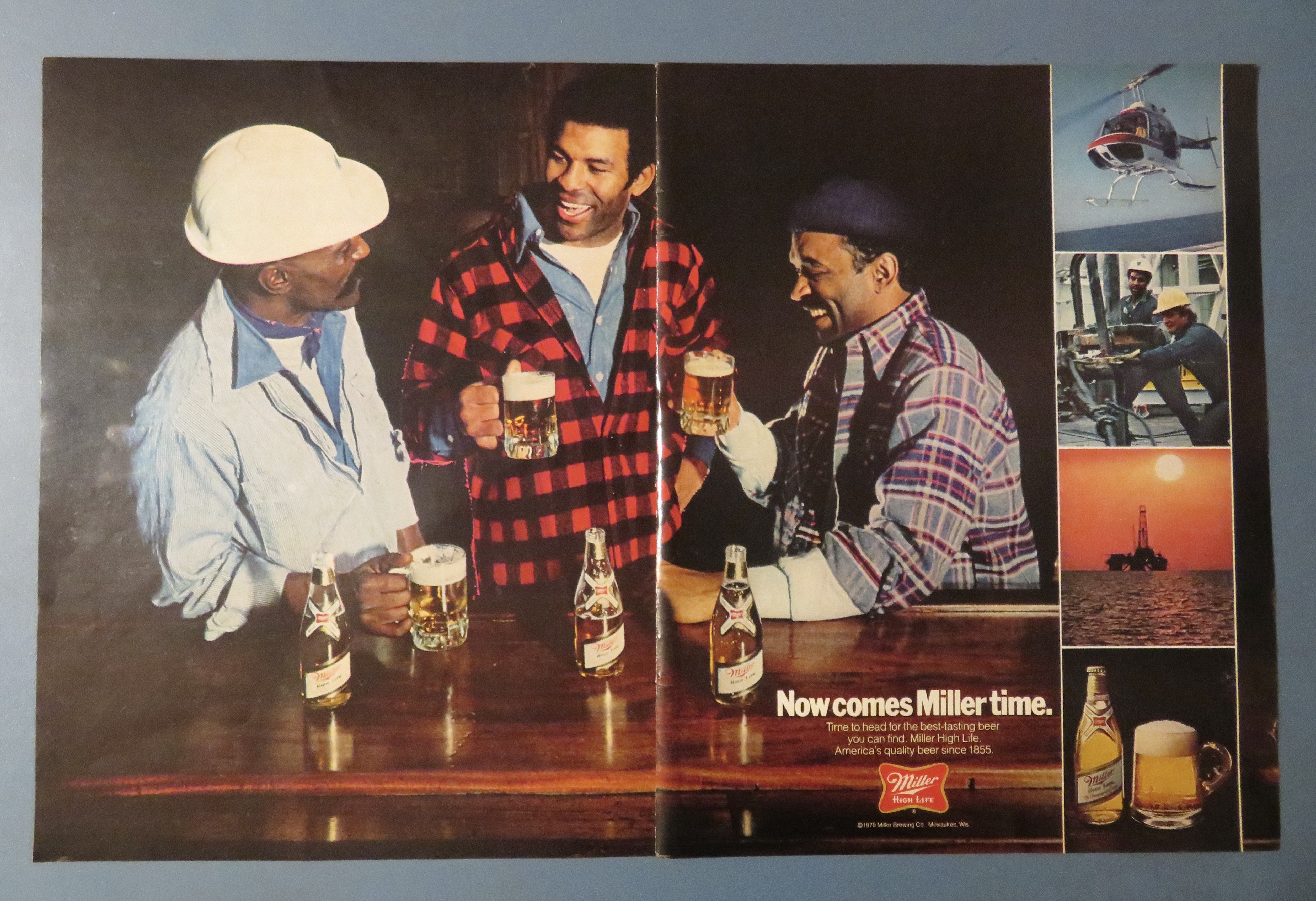 1978 Miller High Life Beer with Men Talking