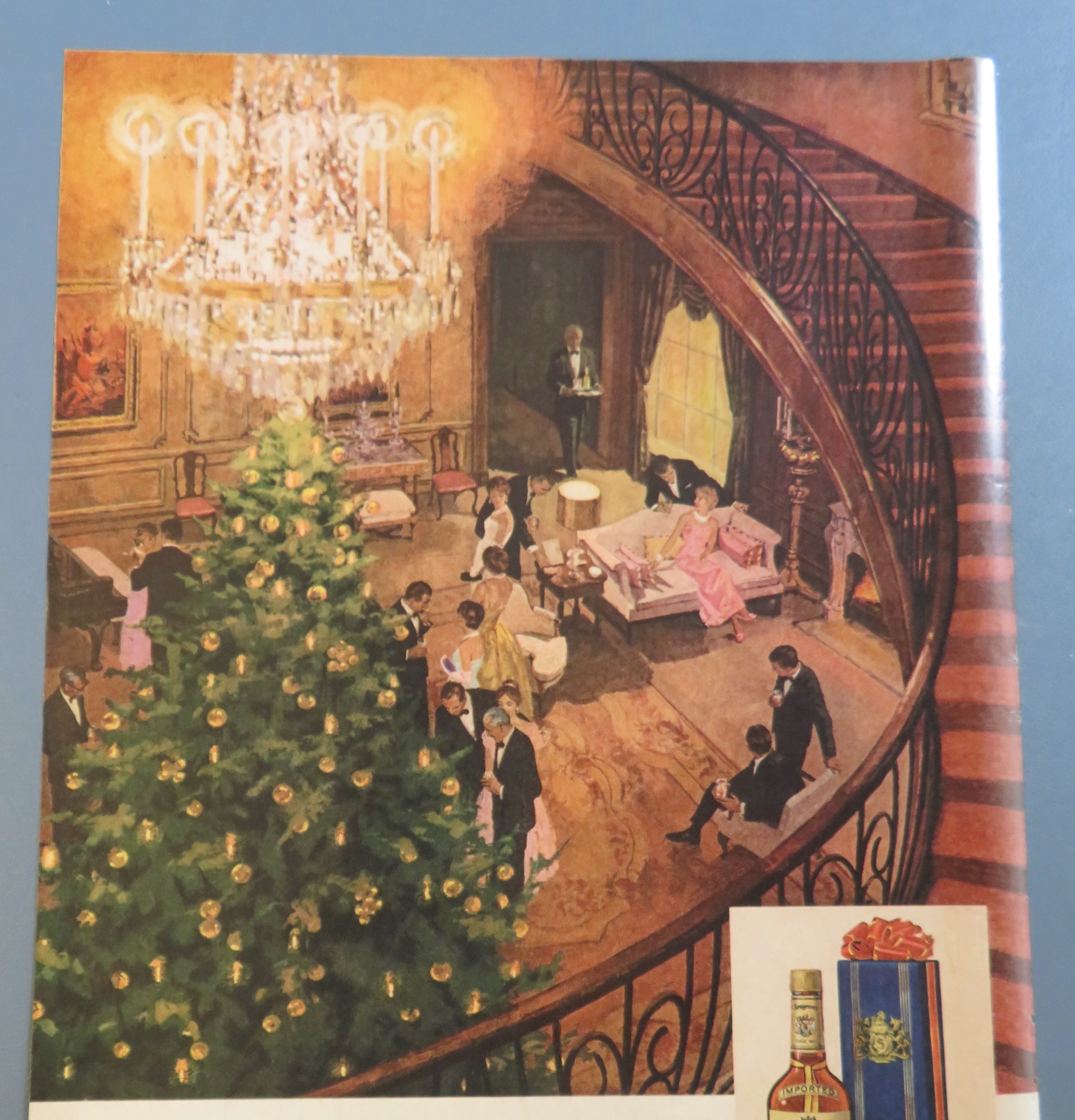 1961 Seagram's V.O. Whisky with Christmas Party