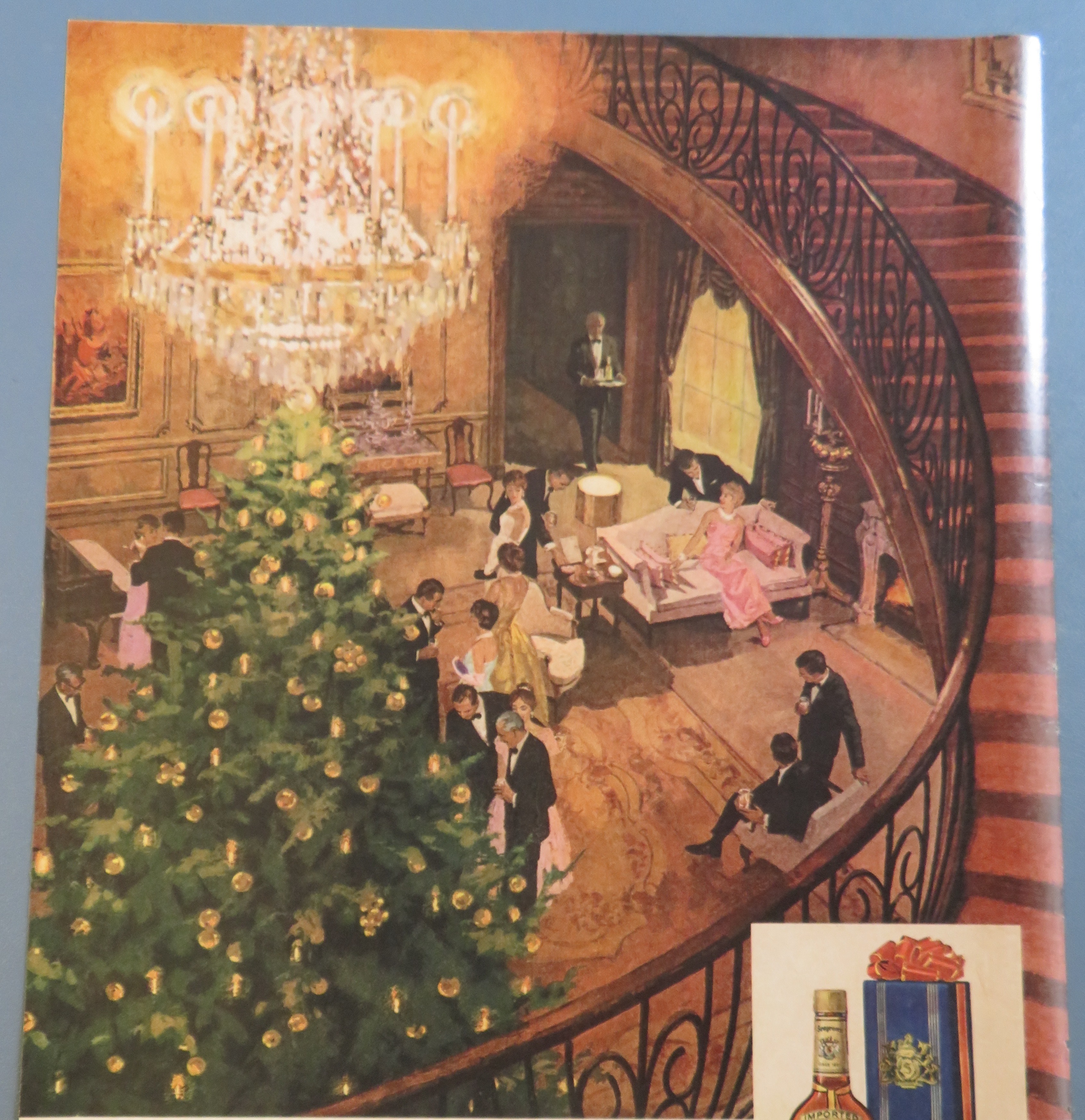 1961 Seagram's V.O. Whisky with Christmas Party