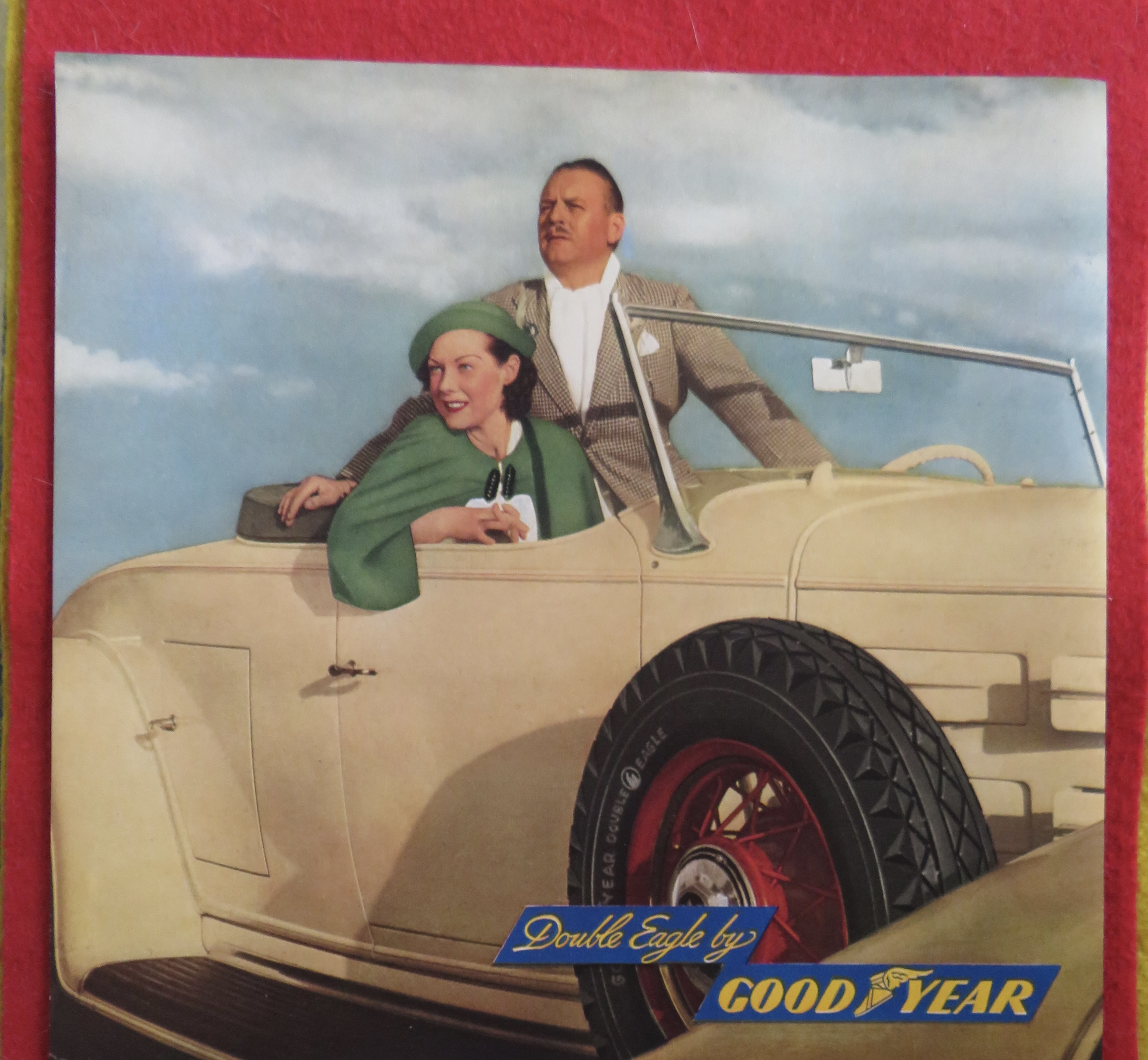 1934 Good Year Tires with the Double Eagle Tires